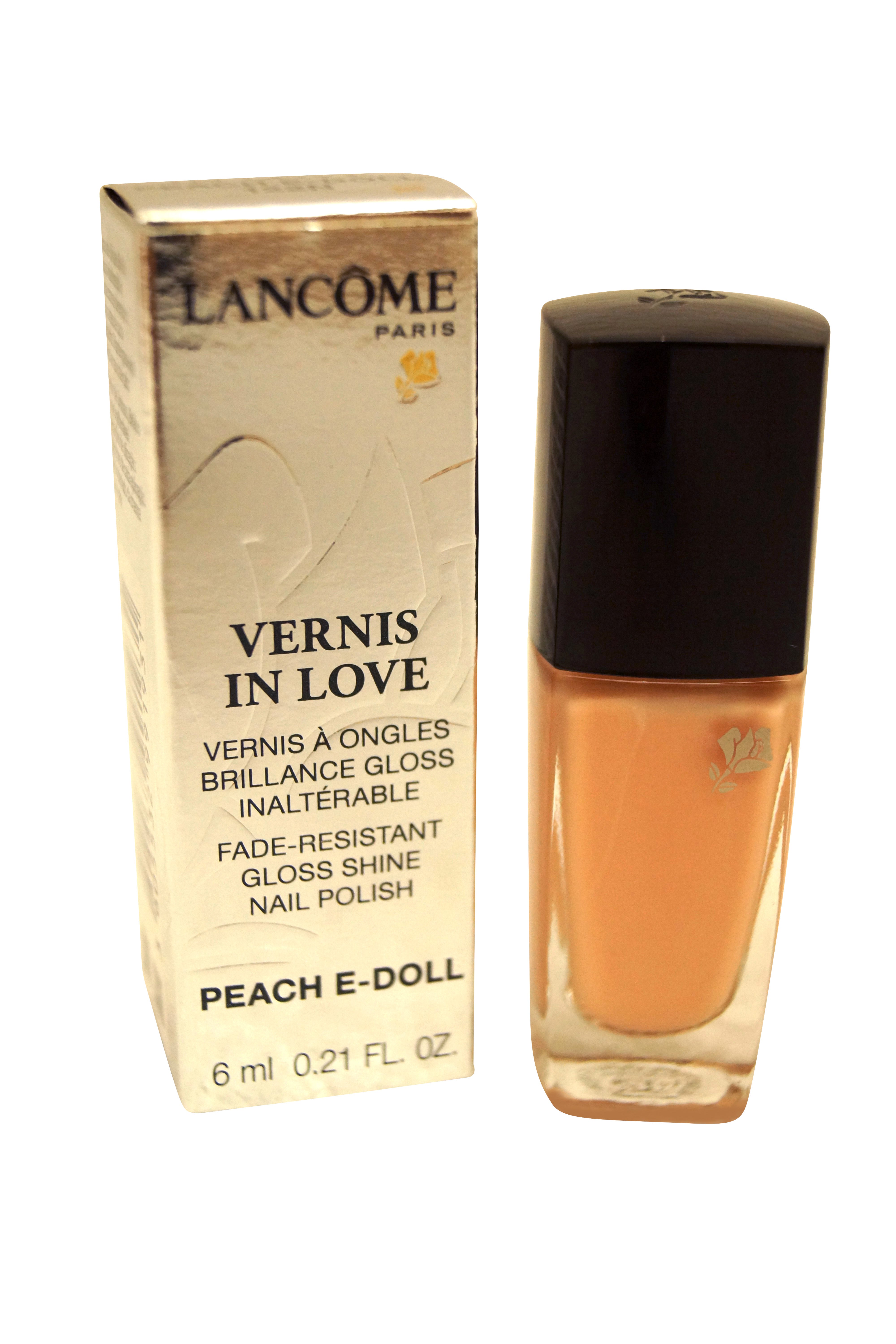 Lancome Paris Vernis In Love Gloss Shine Nail Polish 122N Peach-E-Doll