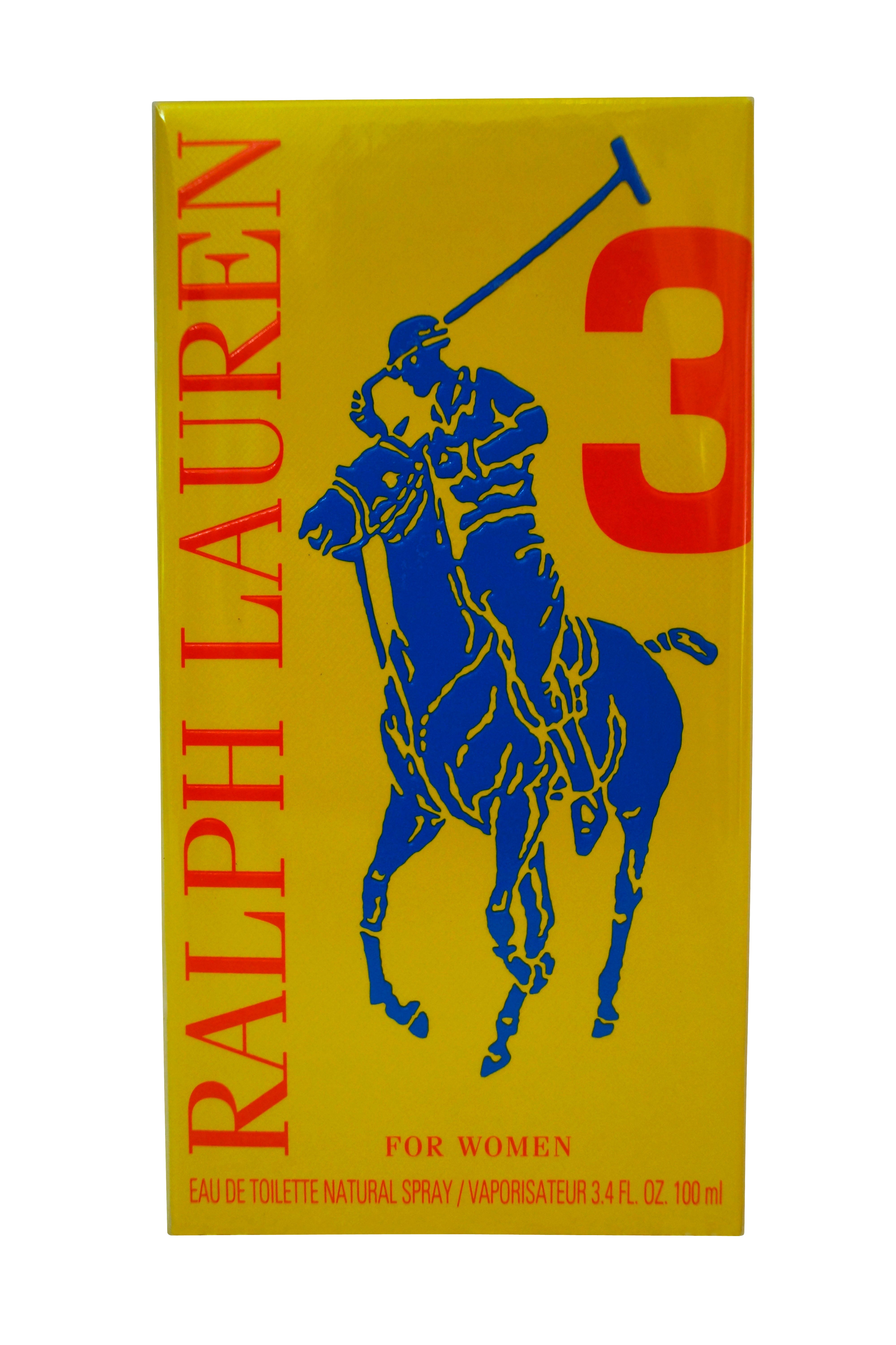 Ralph Lauren Polo Big Pony Collection Yellow #3 EDT 100 ml 3.4 oz