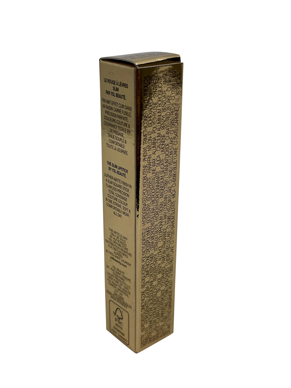 Yves Saint Laurent Rouge Pur Couture Slim Leather Matte Lipstick #17 Nude Antonym 0.08 OZ