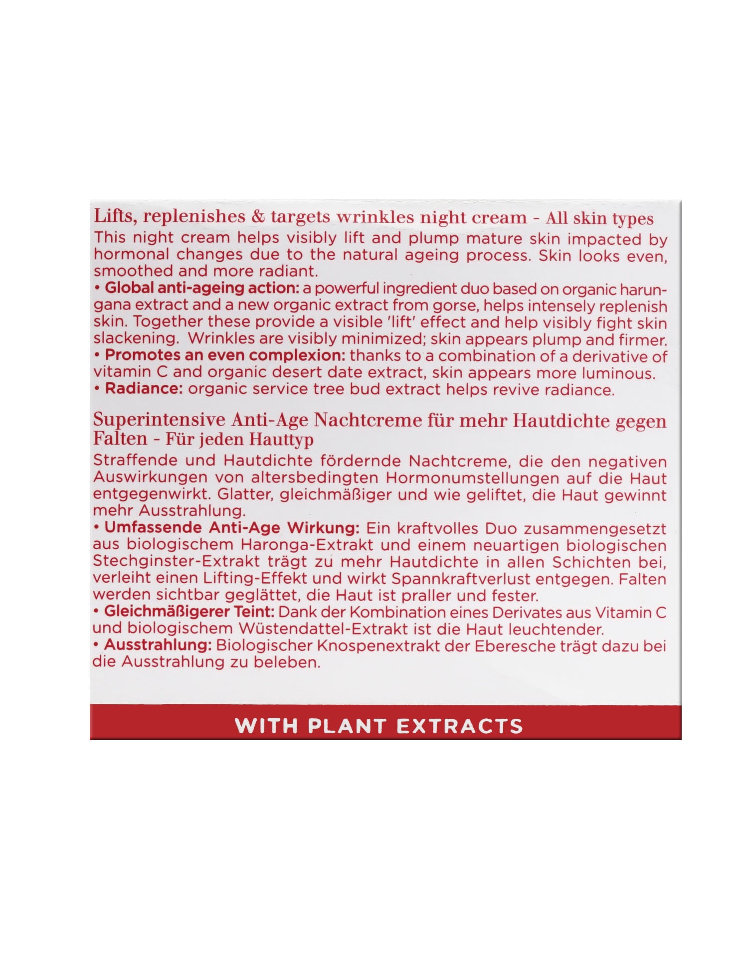 Clarins Super Restorative Night Cream 1.7 OZ