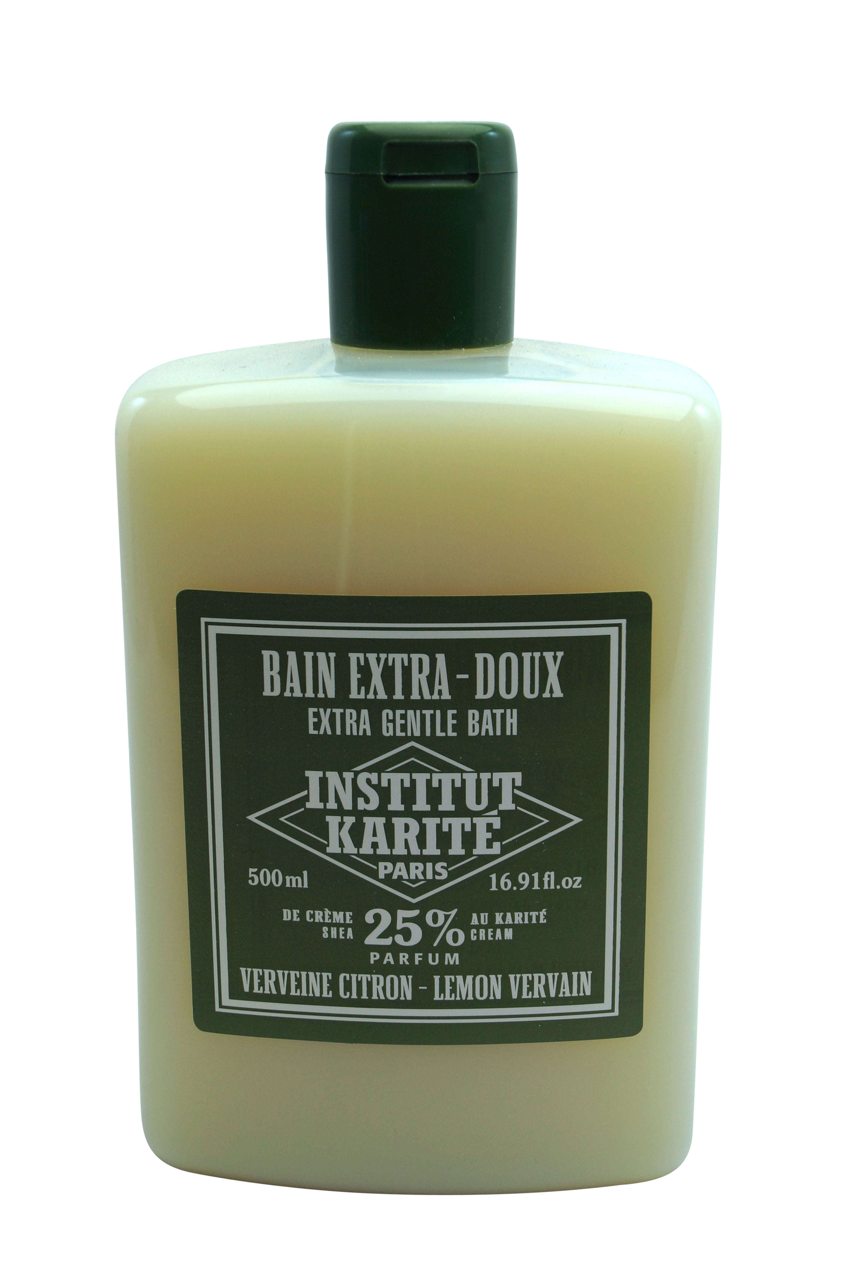 Institut Karite Paris Extra Gentle Bath Lemon Vervain 25% Shea Butter 16.91 oz