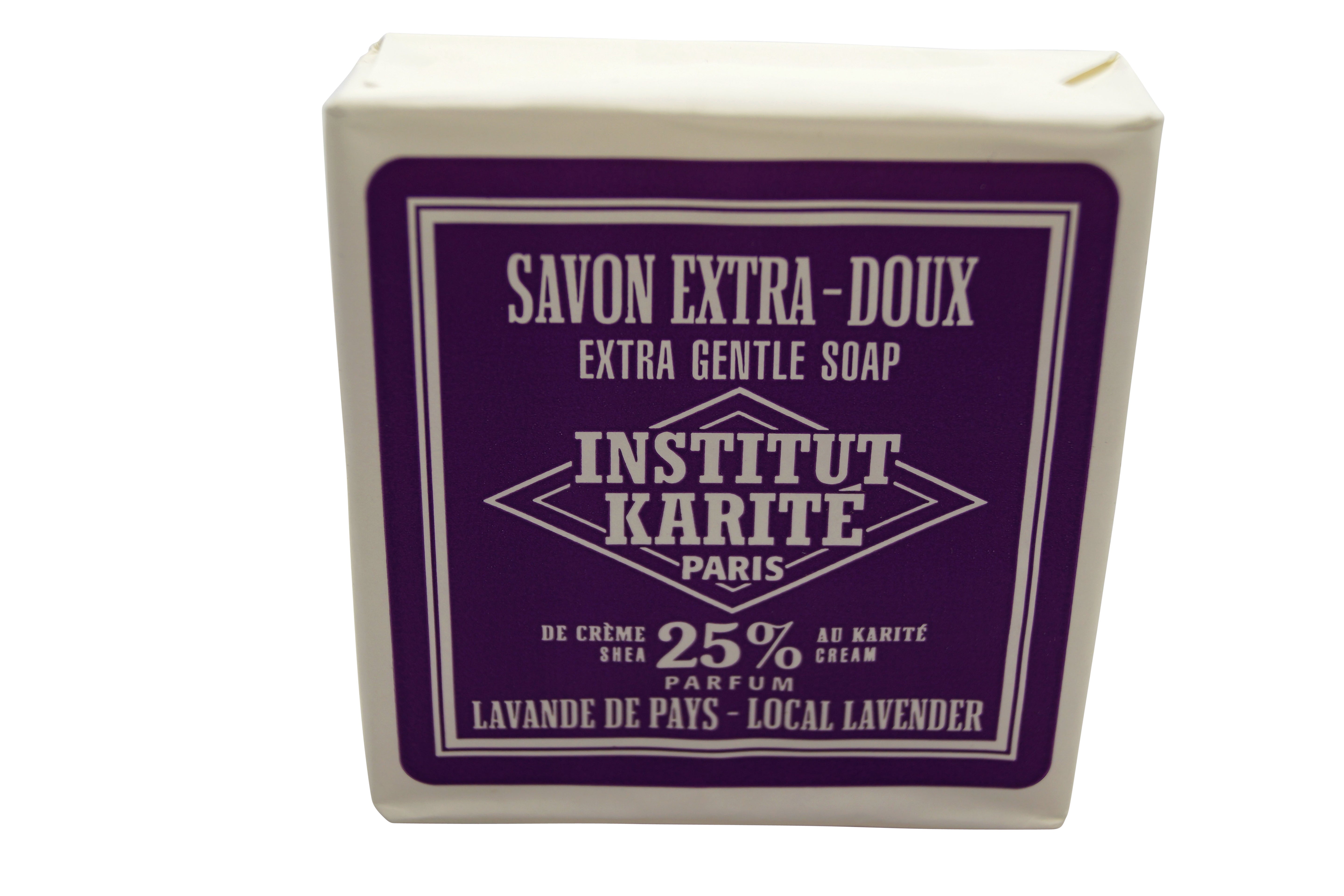 Institut Karite Paris Extra Gentle Soap 3.4 oz Local Lavender Fragrance
