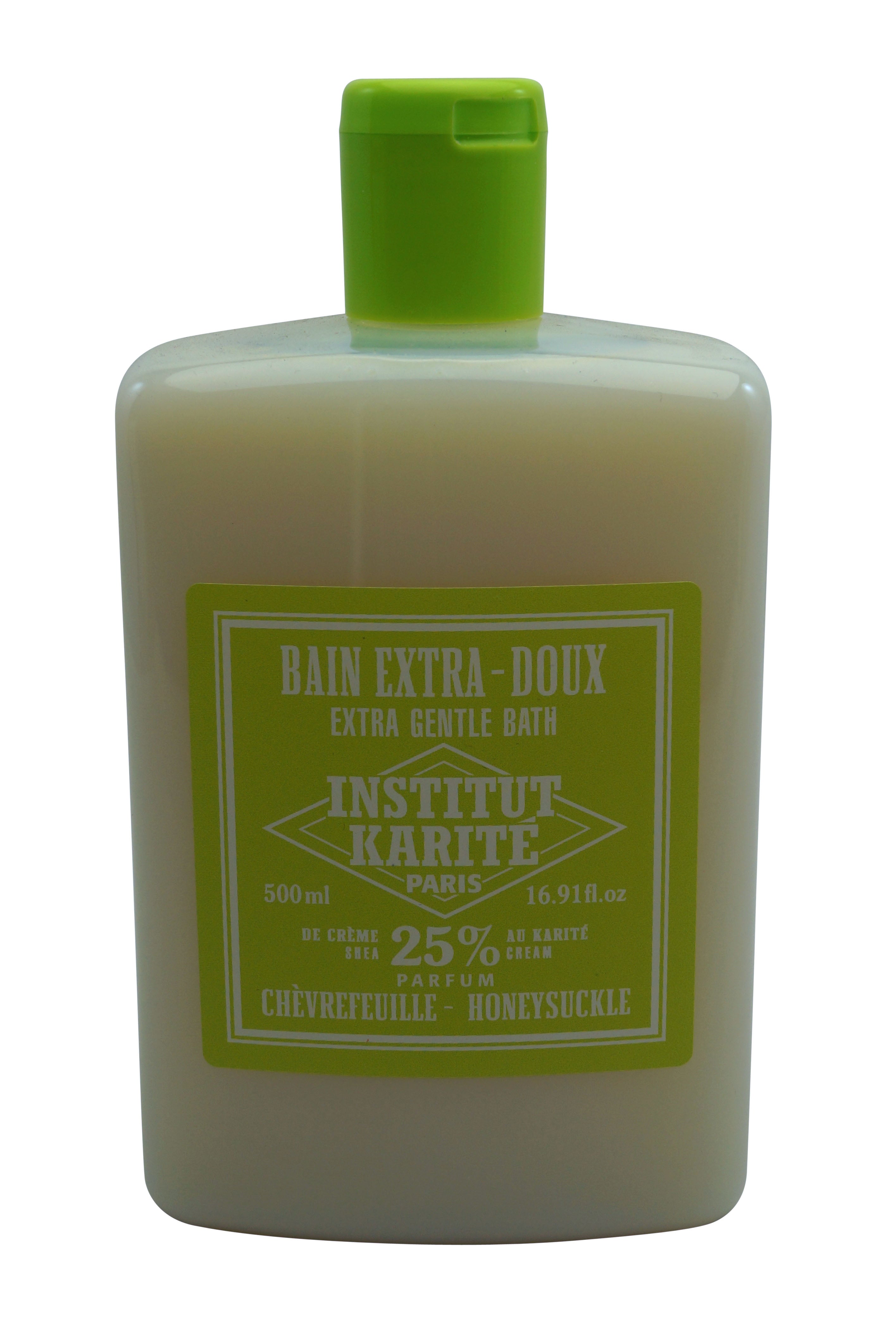 Institut Karite Paris Extra Gentle Bath Honeysuckle 25% Shea Butter 16.91 oz