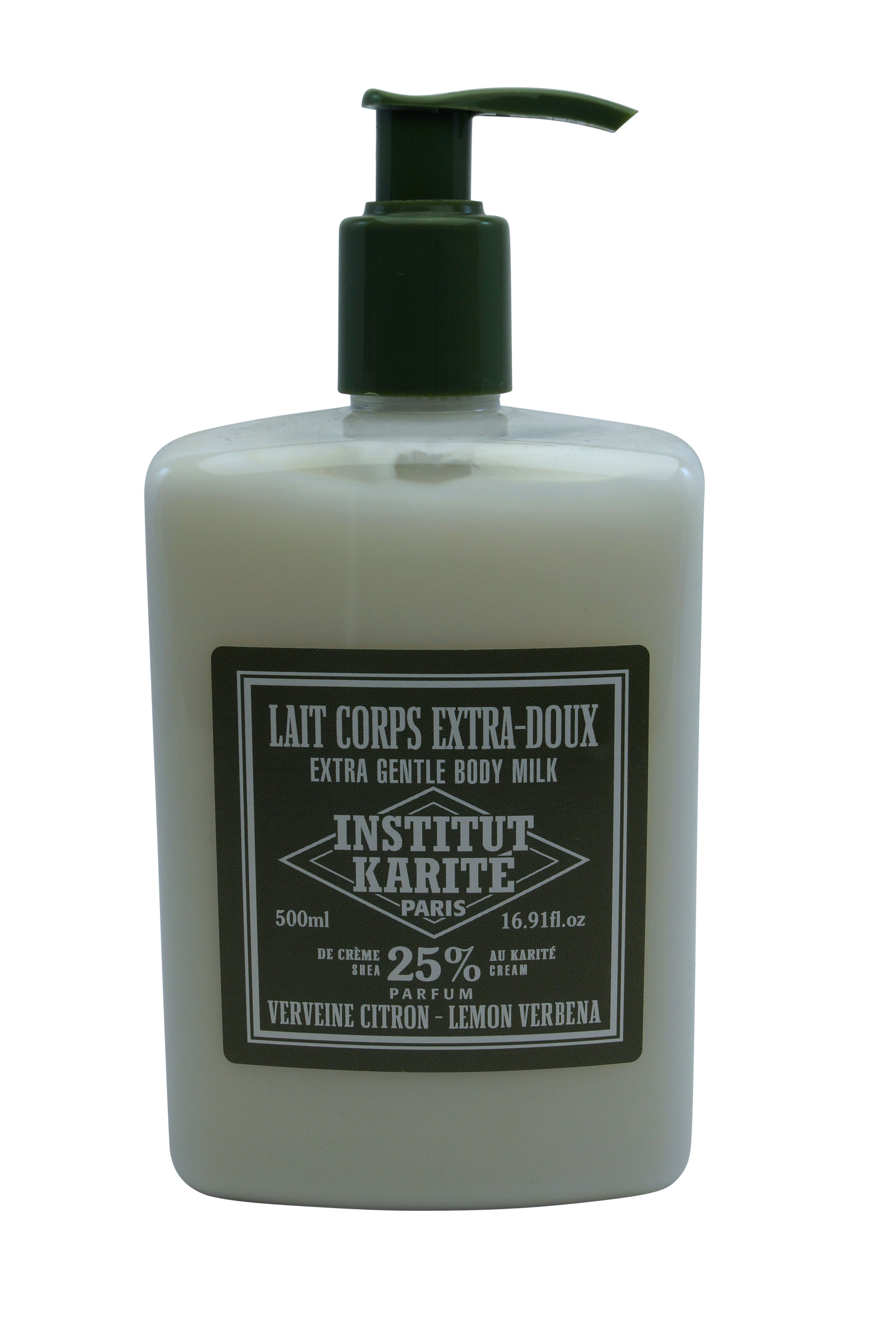 Institut Karite Paris Extra Gentle Body Milk 16.91 oz Lemon Vervain Fragrance