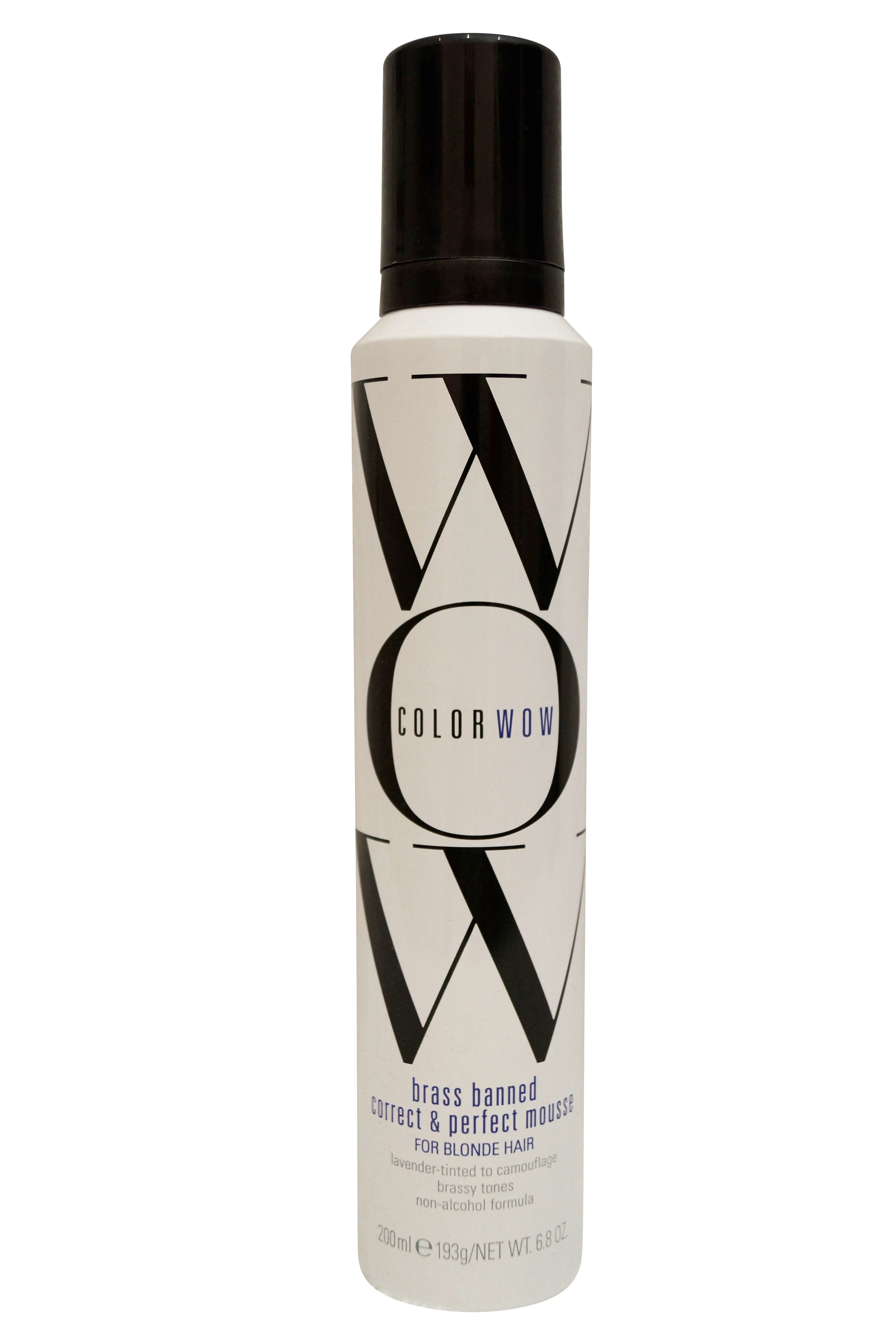 Color Wow Brass Banned Mousse Blonde Hair 6.8 Oz