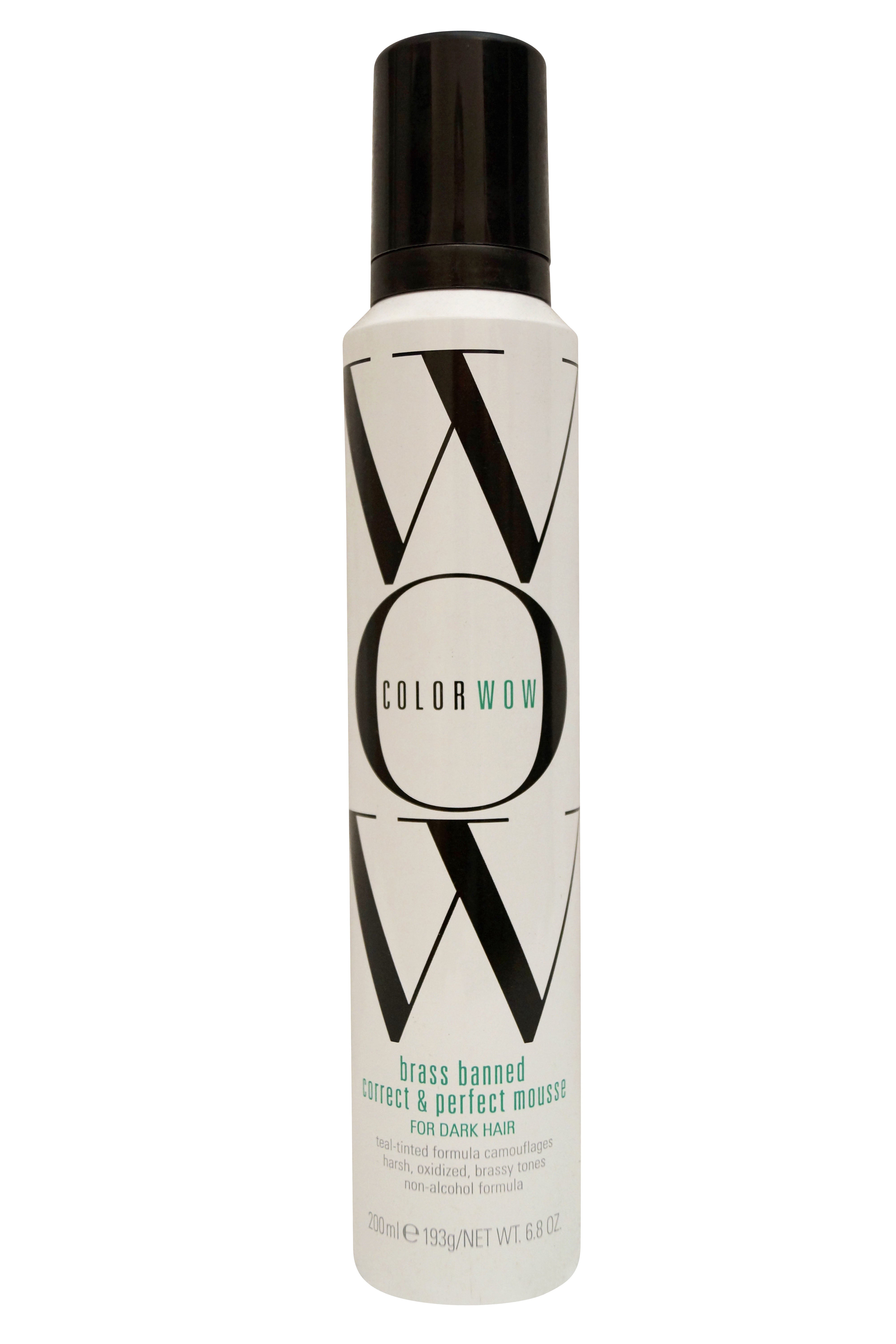 Color Wow Brass Banned Mousse Dark Hair 6.8 Oz