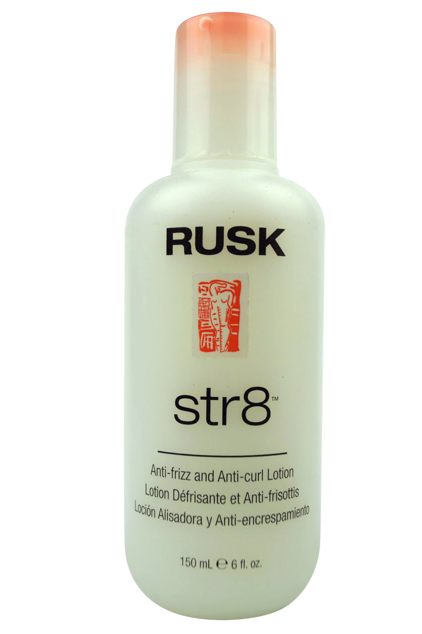 Rusk Str8 Anti-Frizz and Anti-Curl Lotion Hair Styling Serums