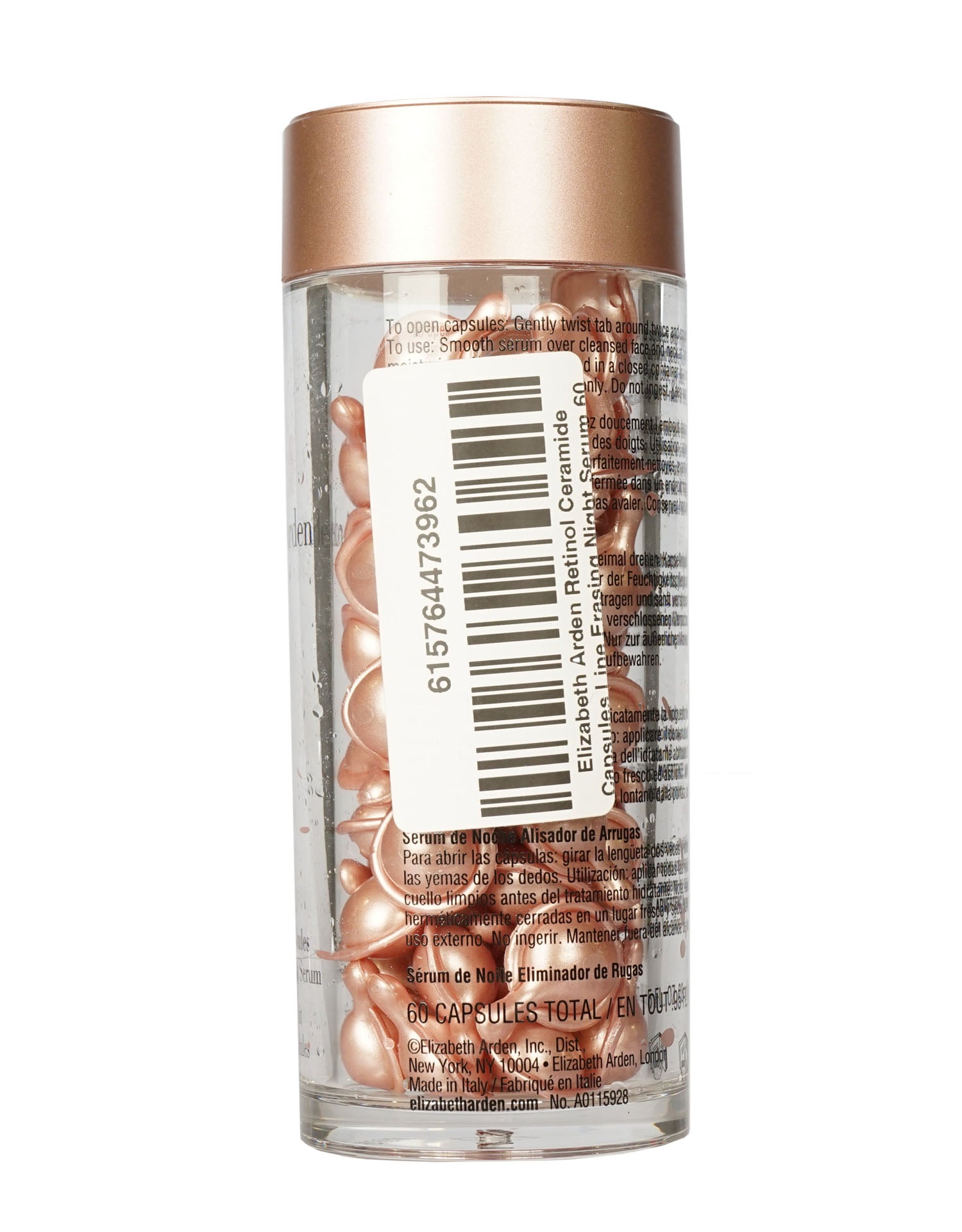 Elizabeth Arden Retinol Ceramide Capsules 60 Capsules Unboxed