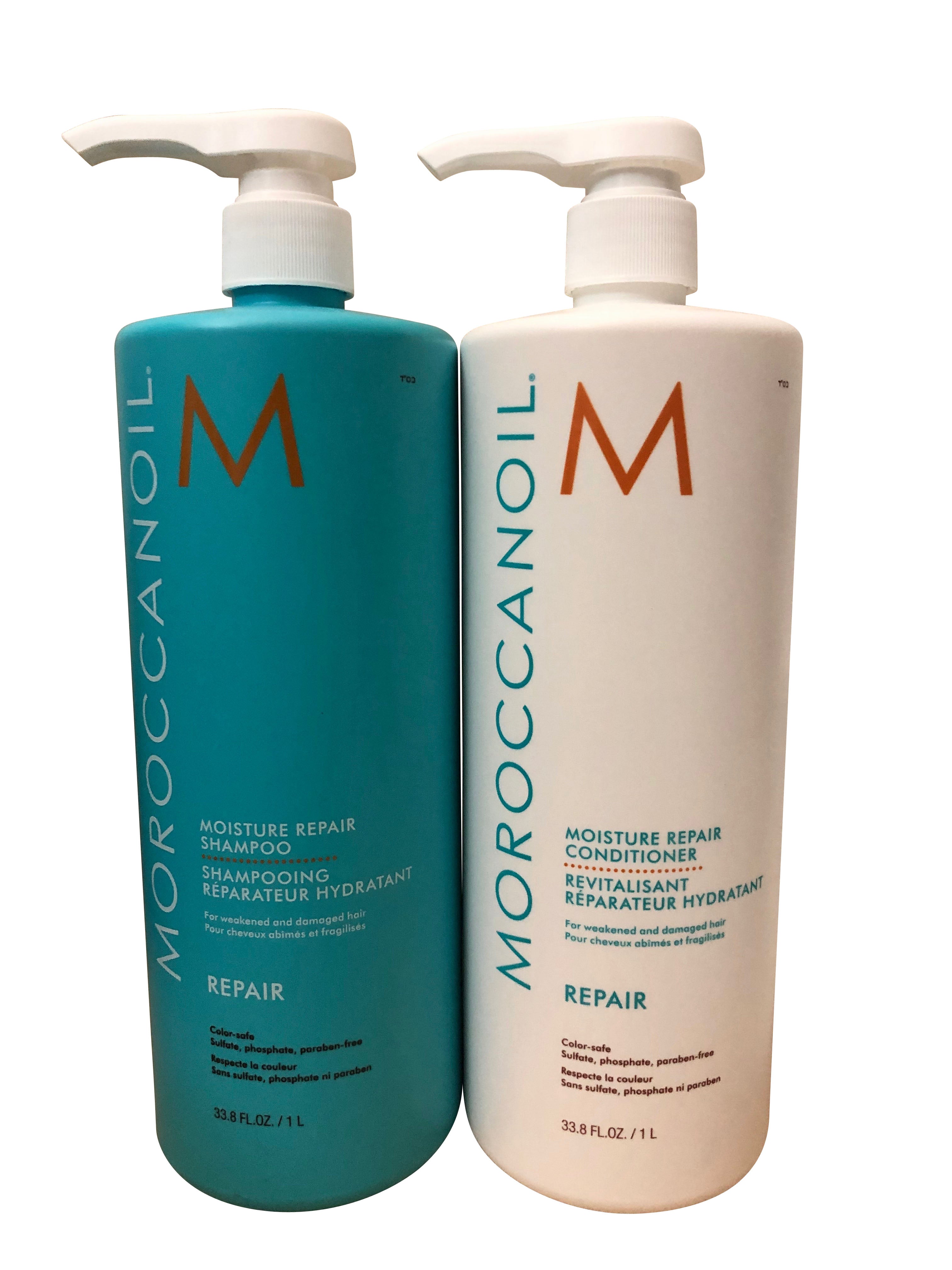 Moroccanoil moisture repair outlet shampoo, conditioner and oil treatment