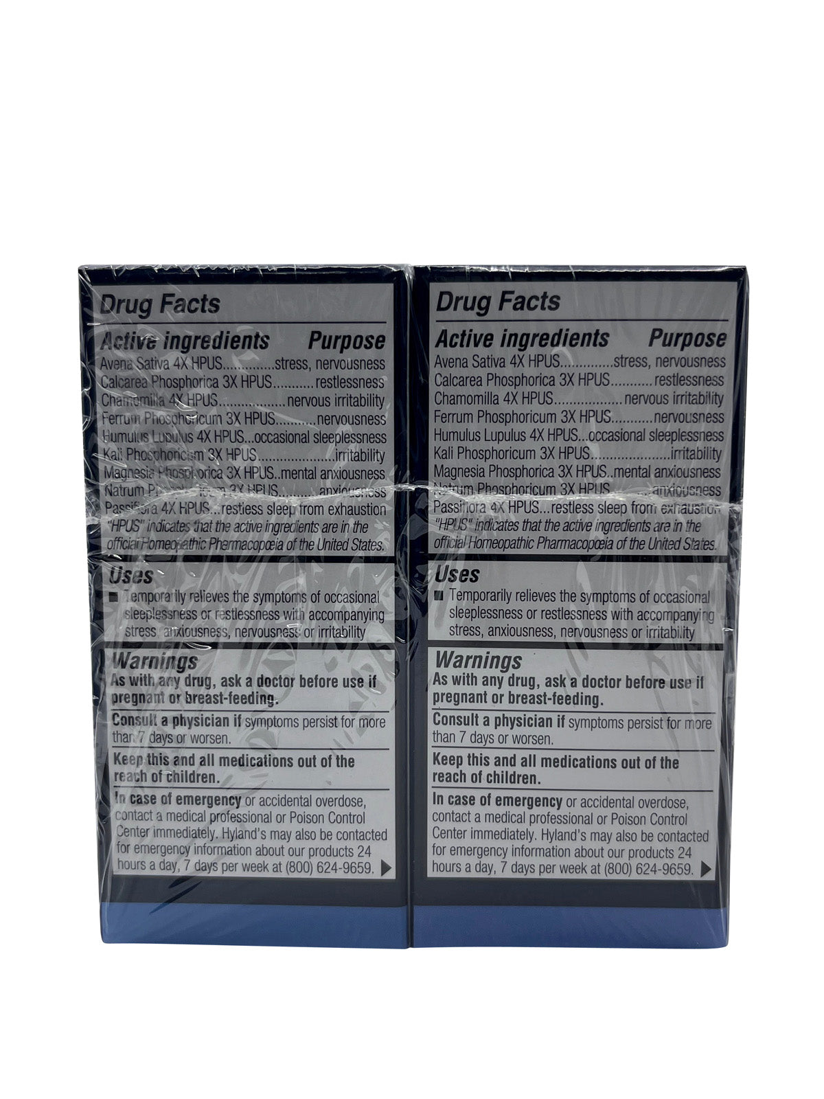 Hylands Calms Forte Sleep Aid 100 Tablets Set of 6