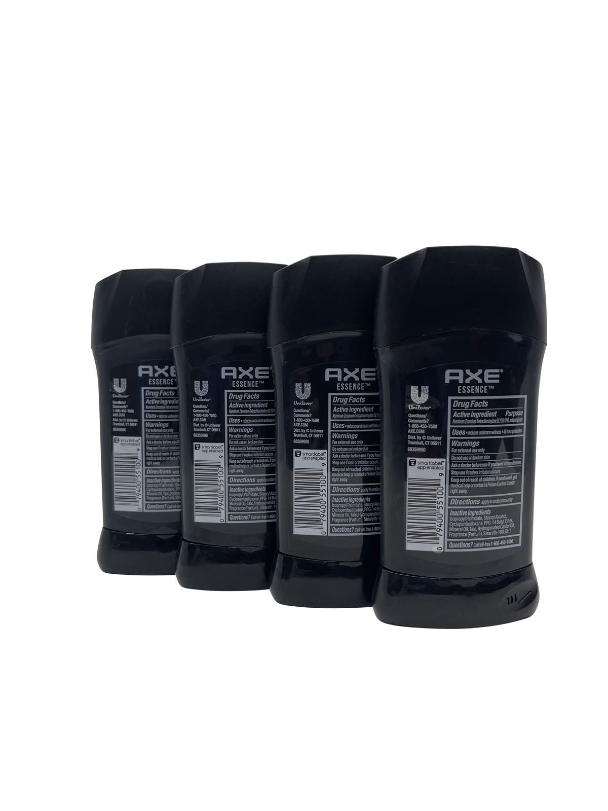 Axe Antiperspirant Stick, Essence 2.7 Oz Each 4 Pack