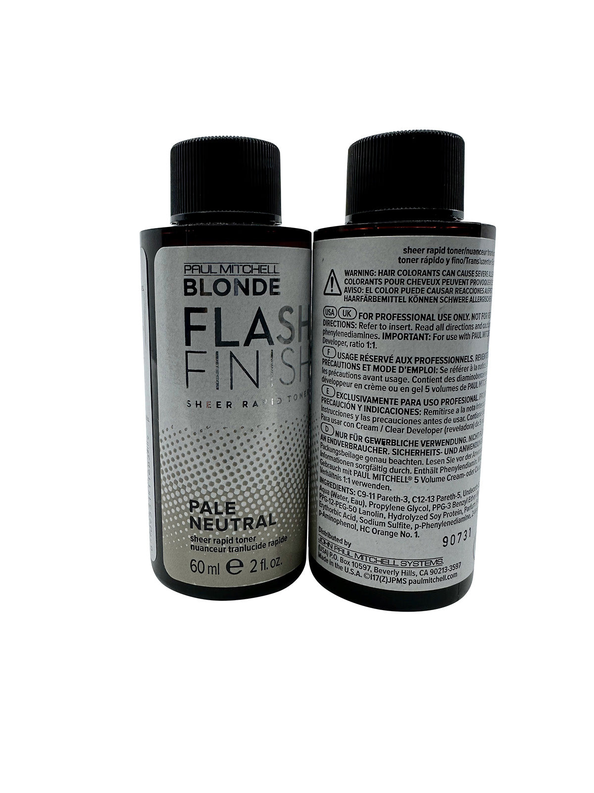 Paul Mitchell Blonde Flash Finish Pale Neutral 2 OZ Set of 2