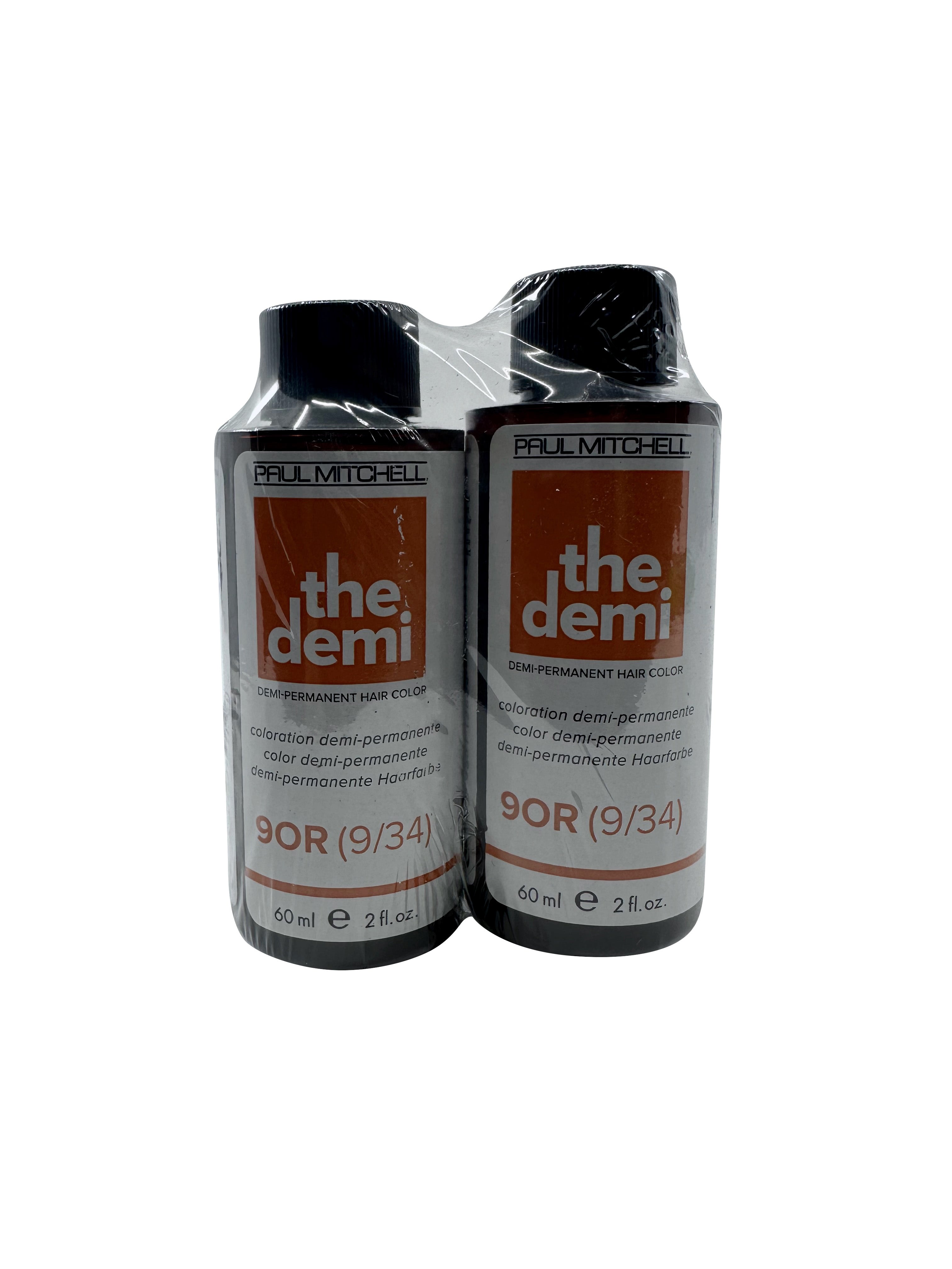 Paul Mitchell The Demi Demi Permanent Hair Color 9OR 9/34 2 OZ Set of 2