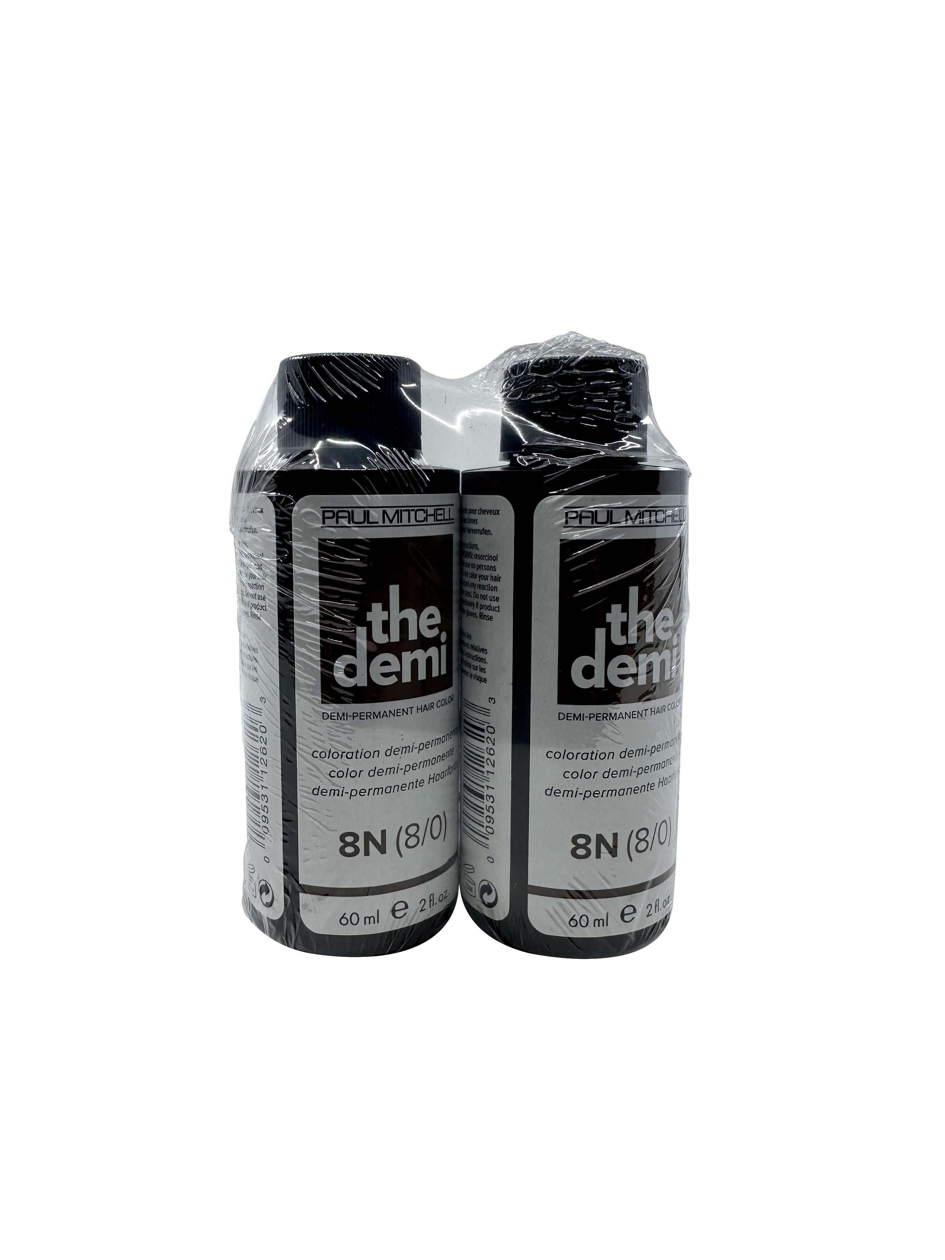 Paul Mitchell The Demi Demi Permanent Hair Color 8N 2 OZ Set of 2