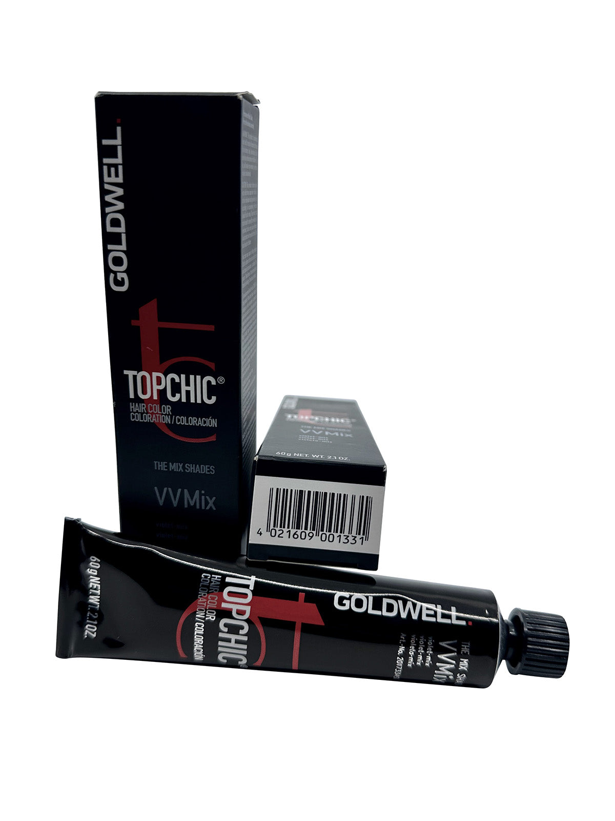 Goldwell Topchic Hair Color The Mix Shades VV Mix Violet Mix 2.1 OZ Set of 2