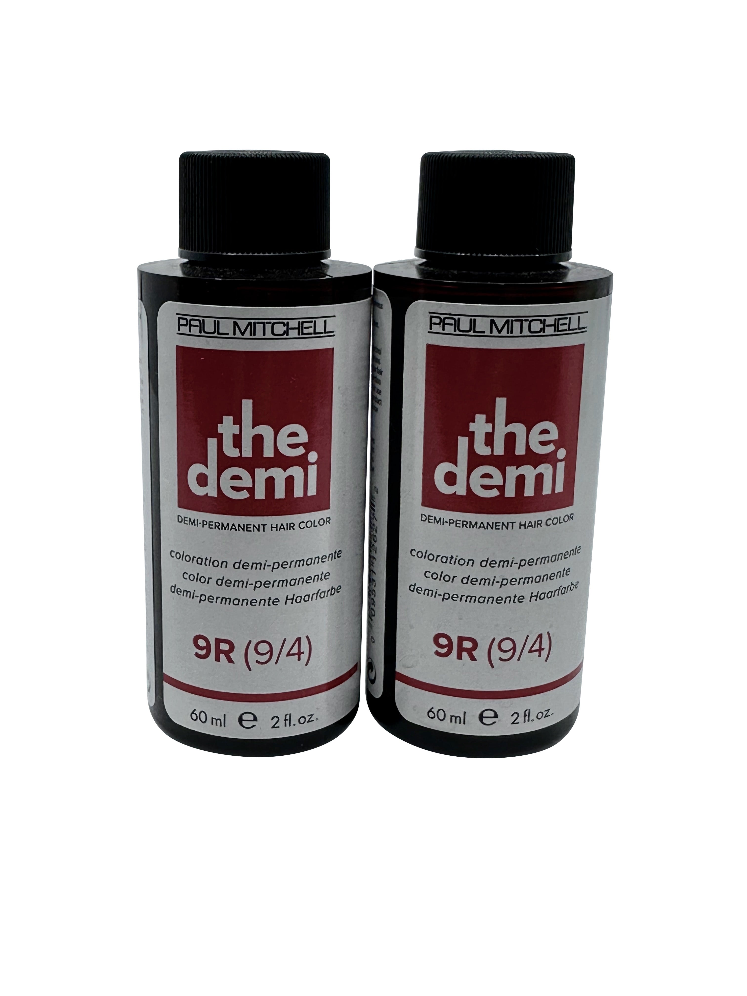 Paul Mitchell The Demi Demi Permanent Hair Color 9R 2 OZ Set of 2
