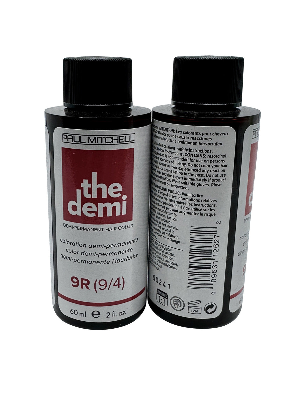 Paul Mitchell The Demi Demi Permanent Hair Color 9R 2 OZ Set of 2