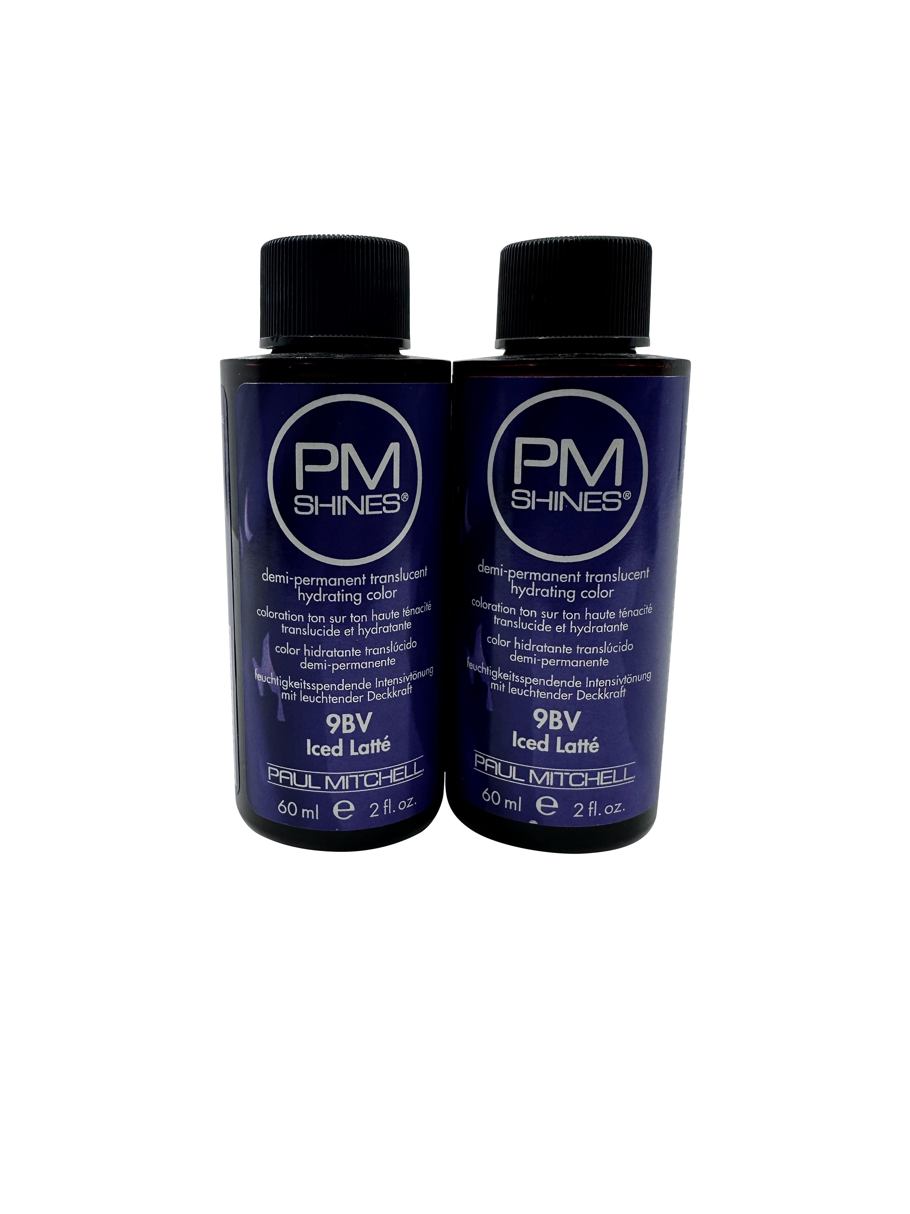 Paul Mitchell PM Shines Demi Permanent Color 9BV Violet Beige 2 OZ Set of 2