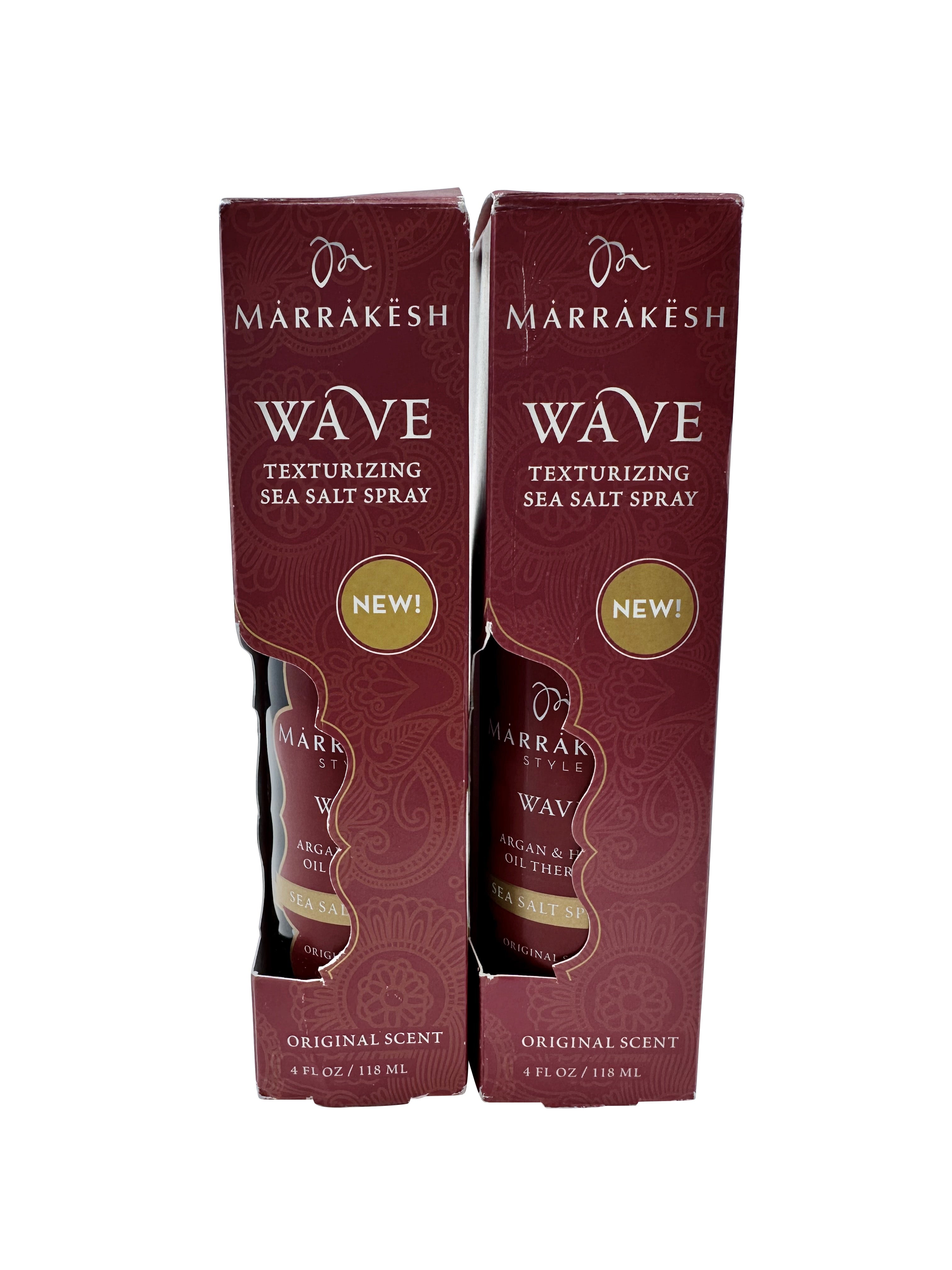 Marrakesh Wave Texturizing Sea Salt Spray Original Scent 4 OZ Set of 2