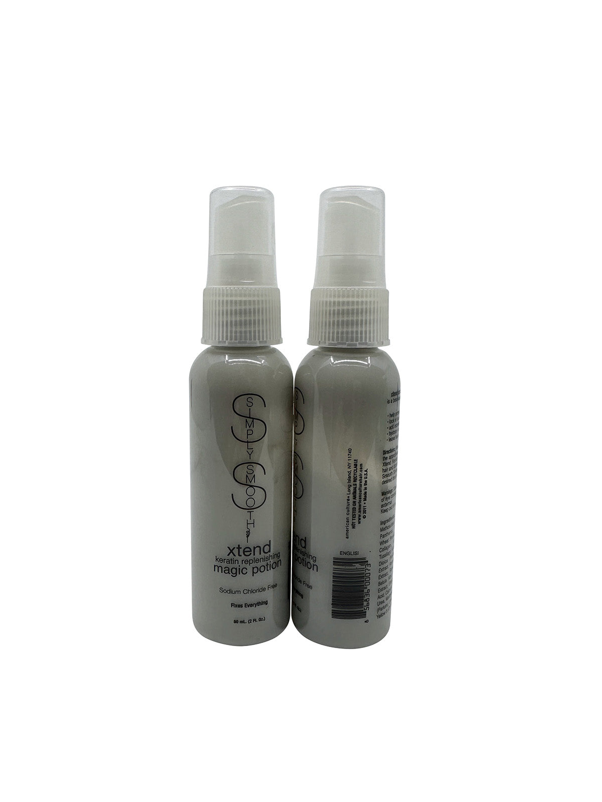 Simply Smooth Xtend Keratin Replenishing Magic Potion 2 OZ Set of 2