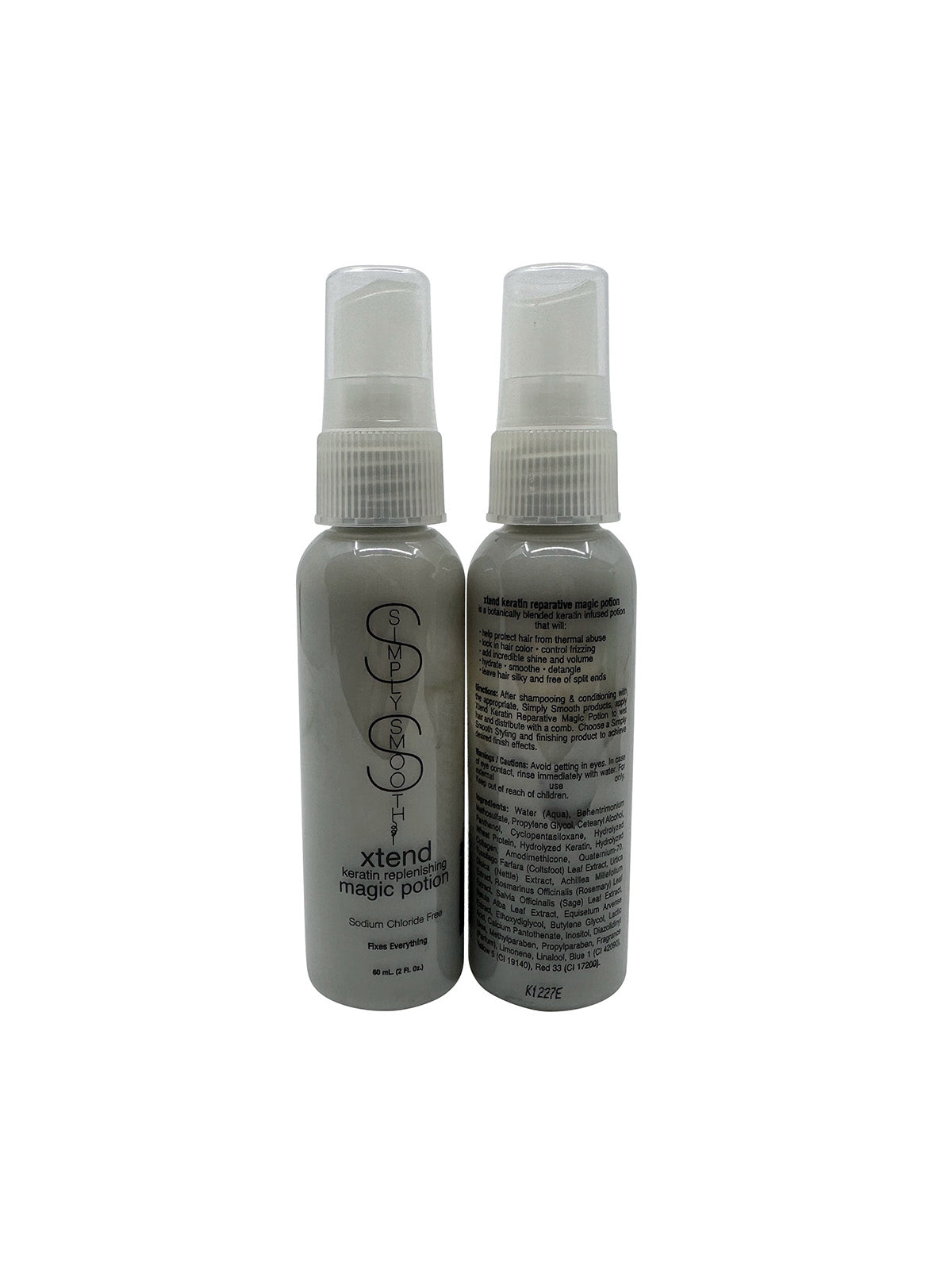 Simply Smooth Xtend Keratin Replenishing Magic Potion 2 OZ Set of 2
