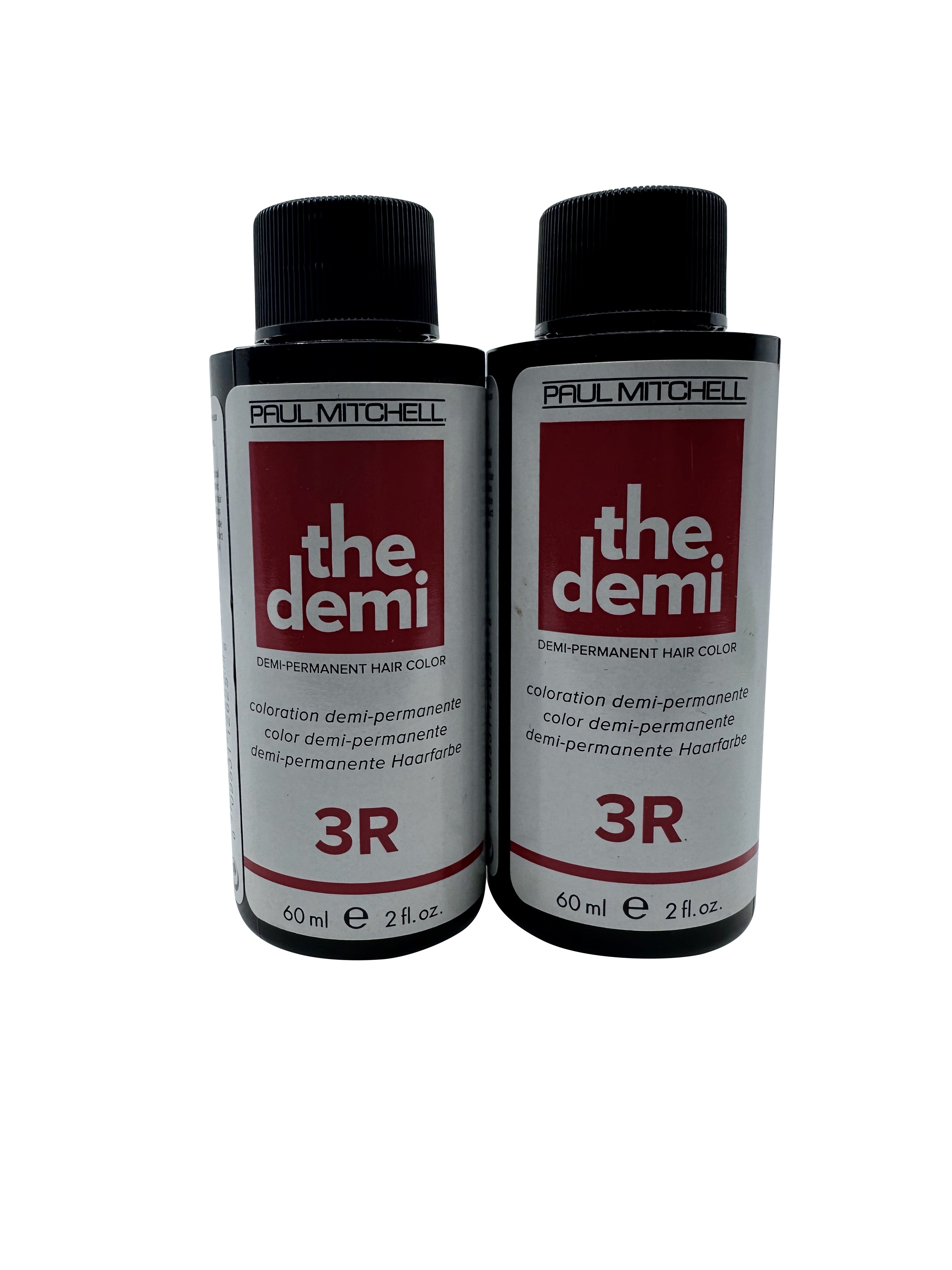 Paul Mitchell The Demi Demi Permanent Hair Color 3R 2 OZ Set of 2