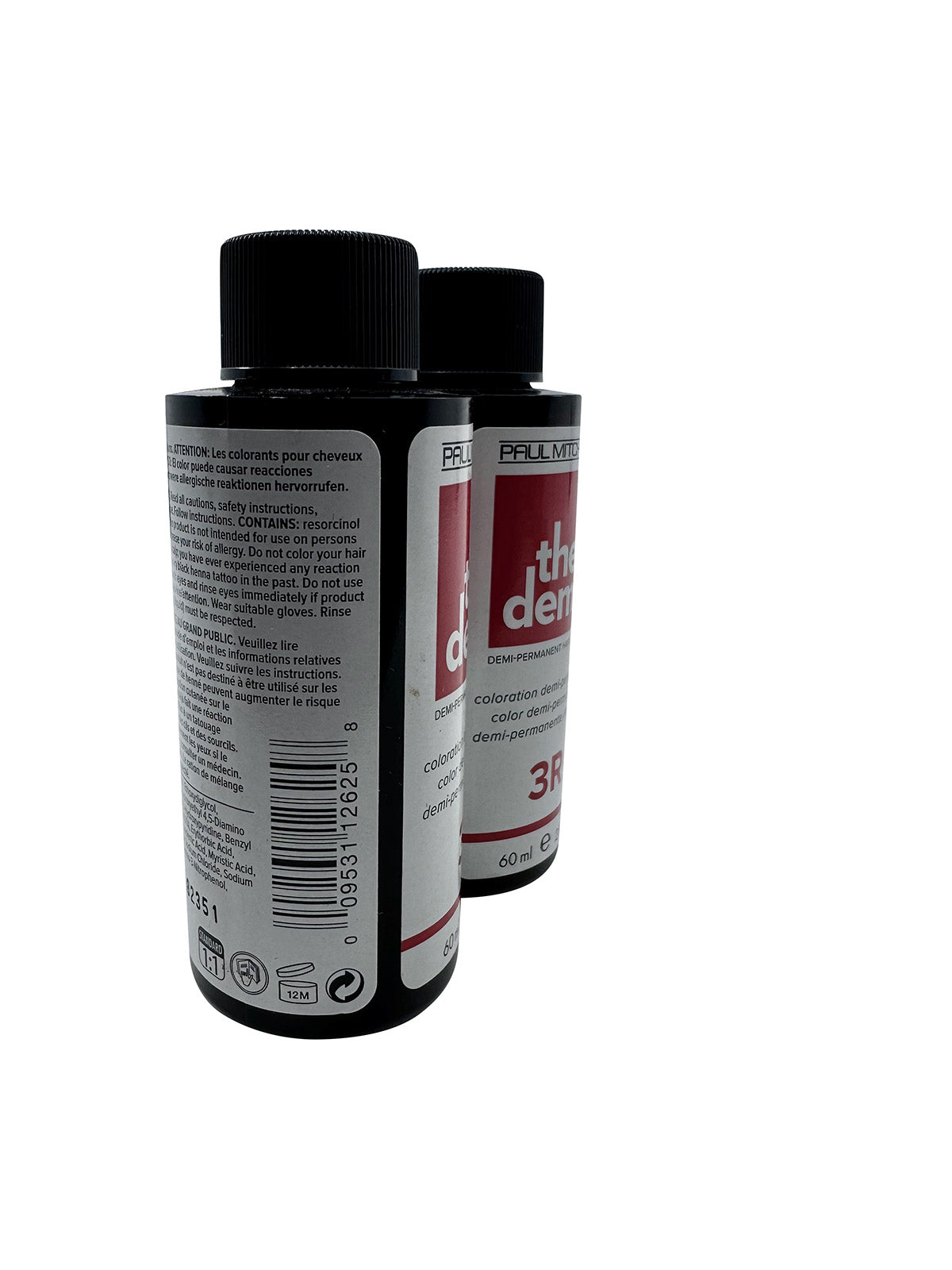 Paul Mitchell The Demi Demi Permanent Hair Color 3R 2 OZ Set of 2