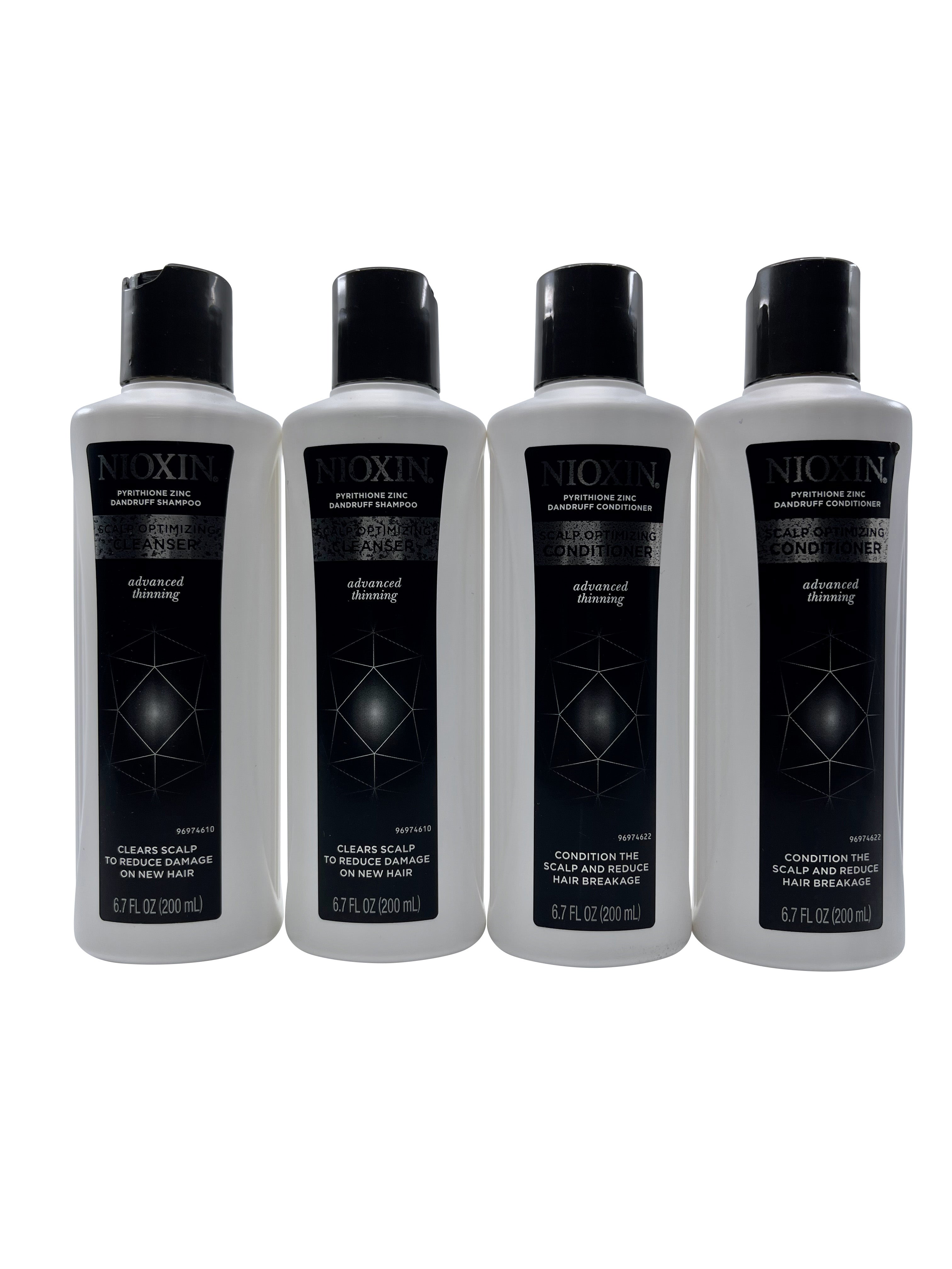 Nioxin Pyrithione Zinc Dandruff Shampoo 6.7 OZ Duo & Conditioner 6.7 OZ Duo