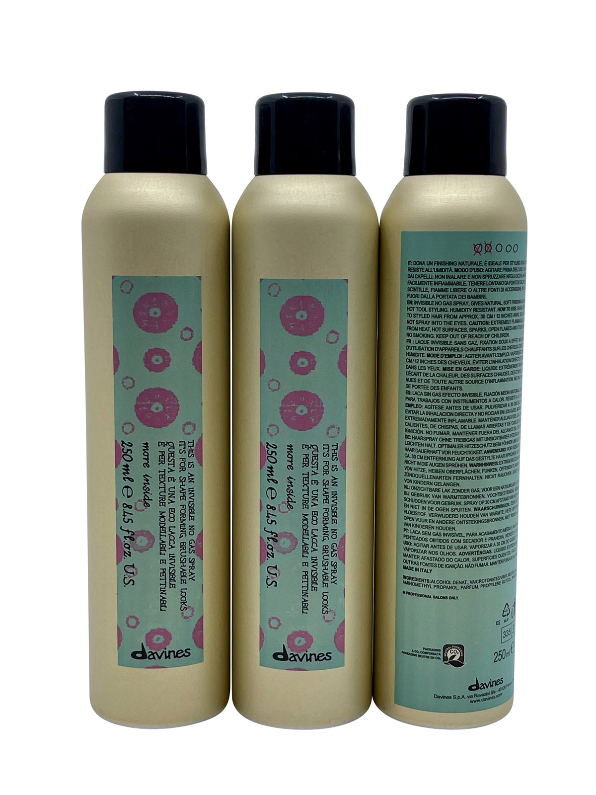 Davines This is an Invisible No Gas Spray 8.45 OZ Set of 3