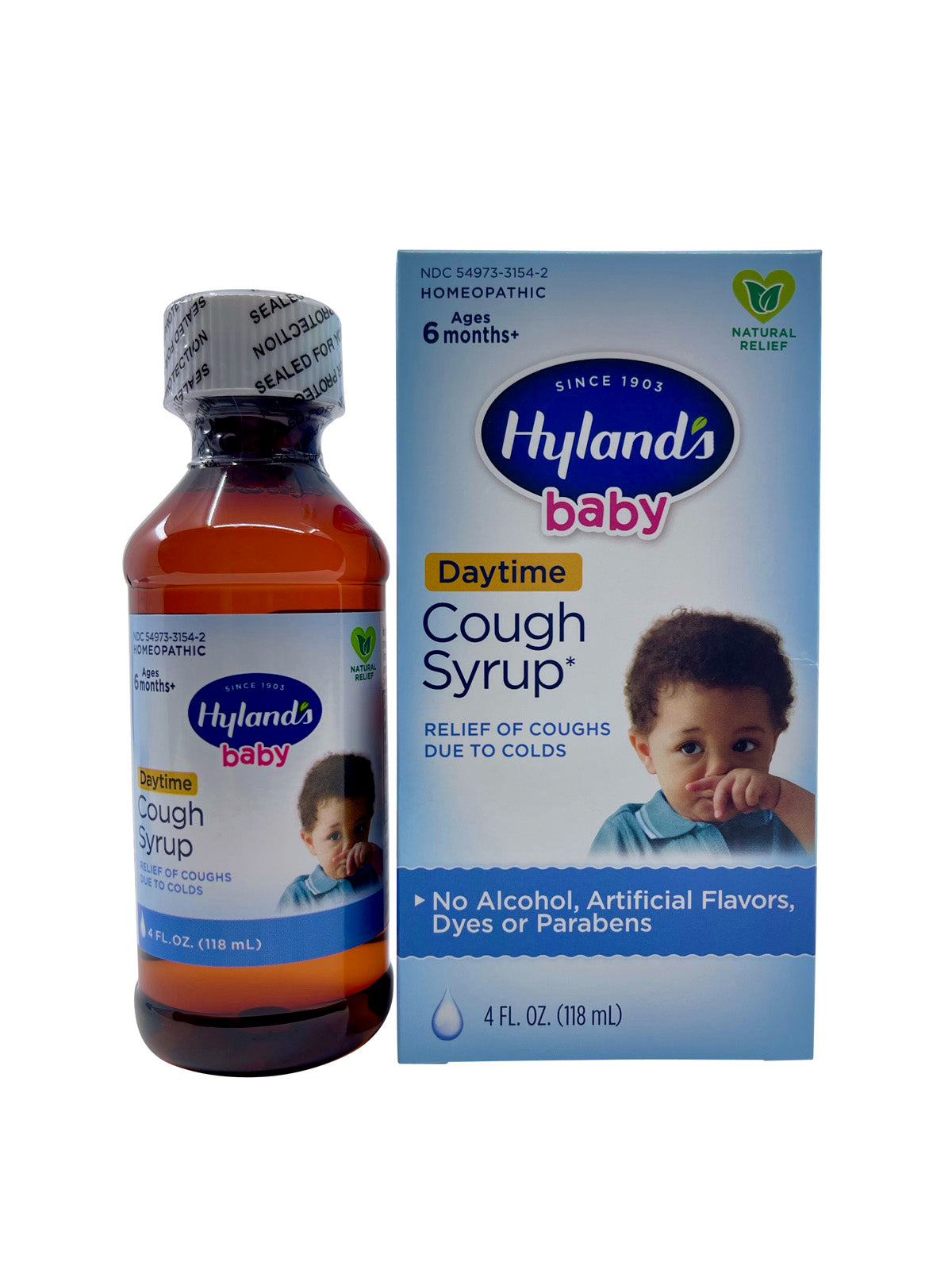 Hylands Baby Daytime Cough Syrup 4 OZ Set of 2