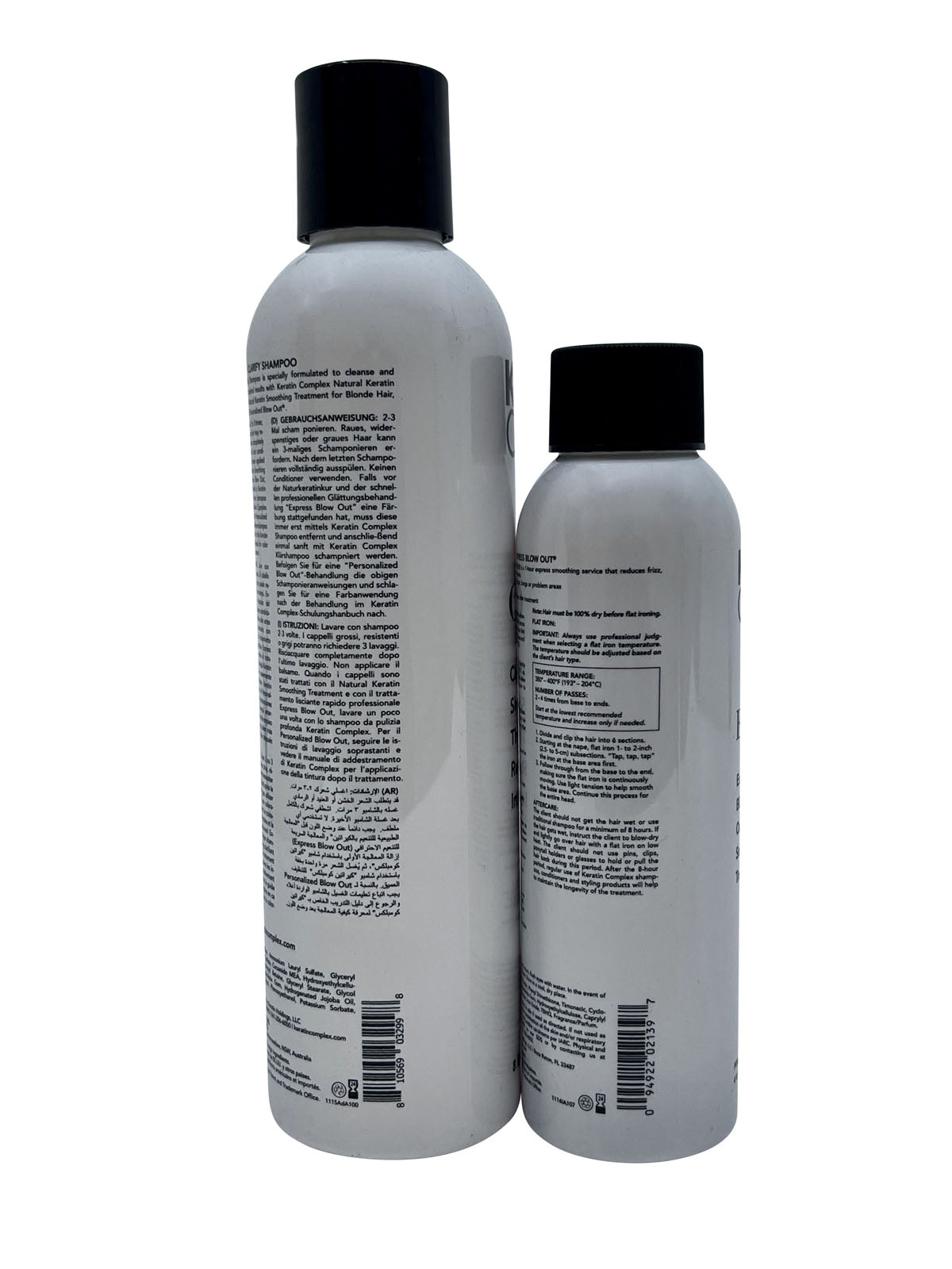Keratin Complex Clarifying Shampoo 8 OZ & Express Blow Out Treatment 4 OZ Set