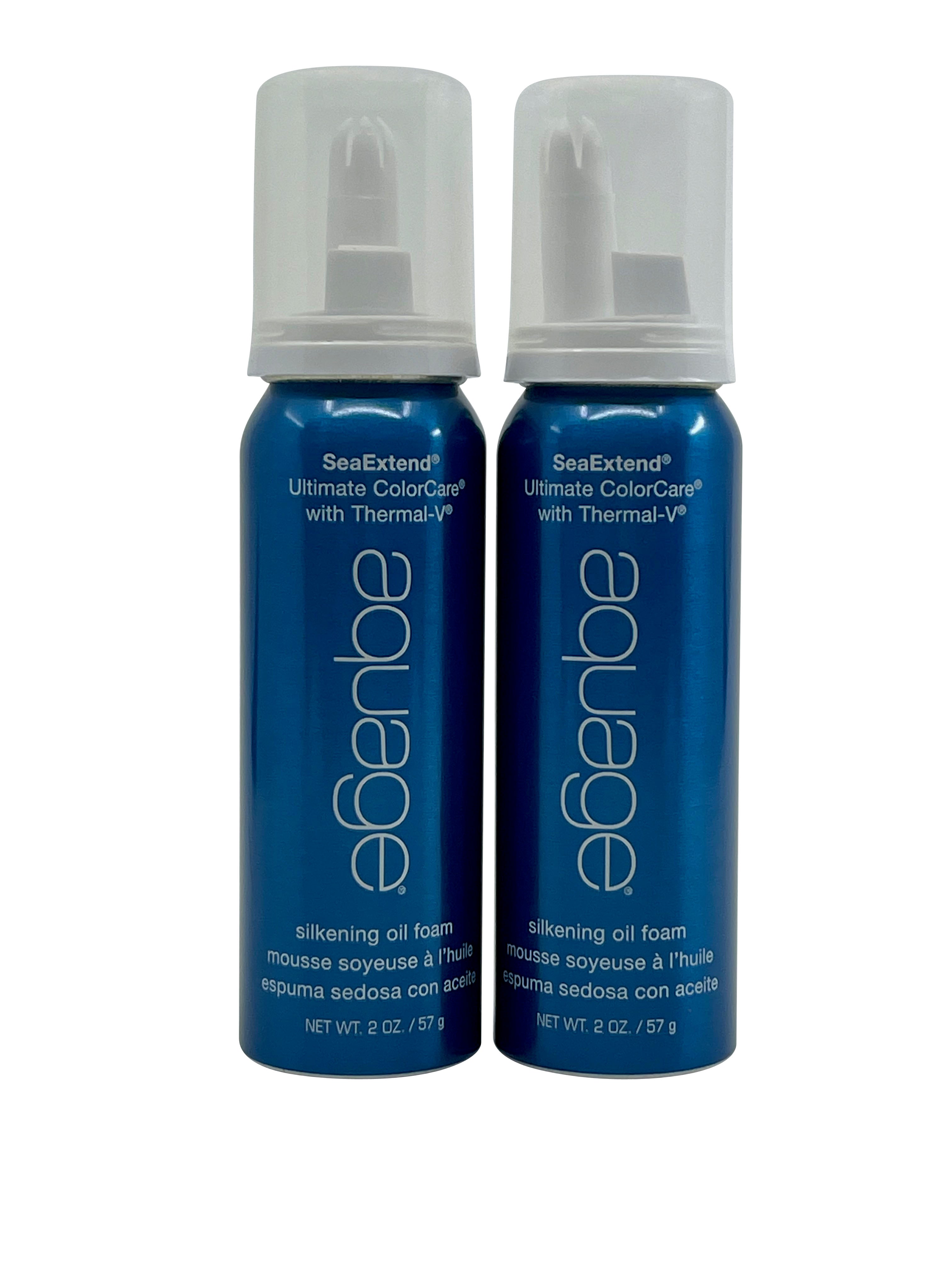 Aquage Silkening Oil Foam 2 OZ Set of 2