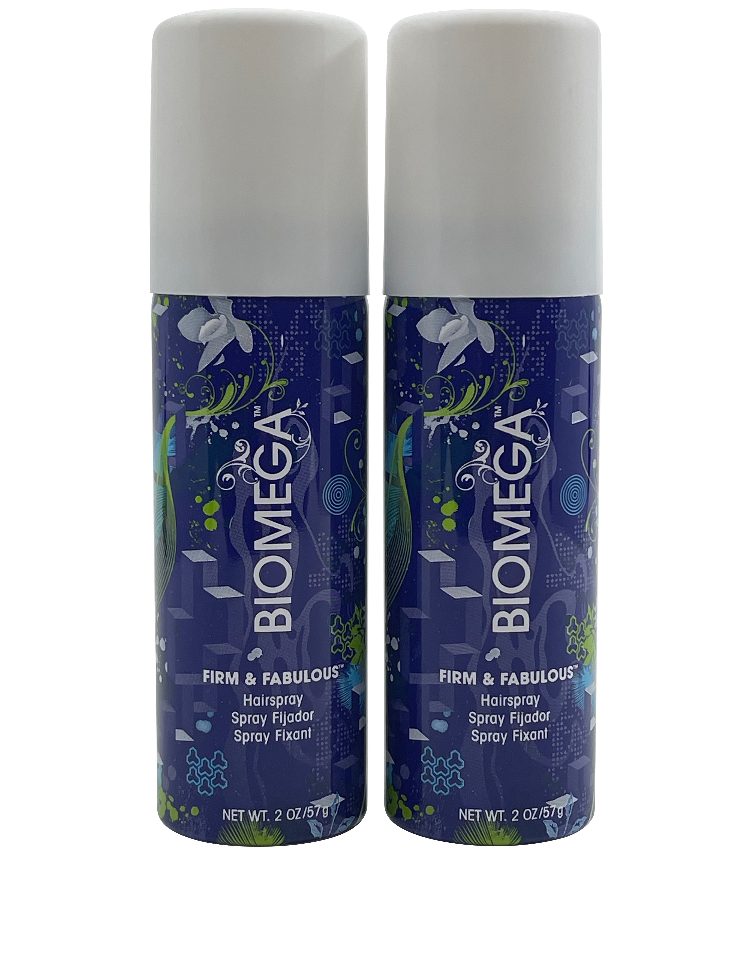 Biomega Firm & Fabulous Hairspray 2 OZ Set of 2