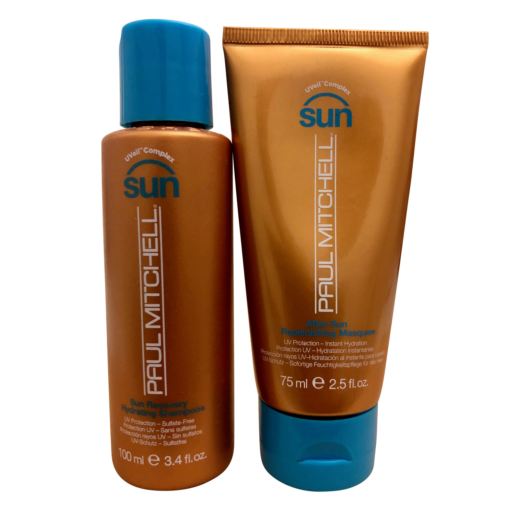 Paul Mitchell After Sun Replenishing Shampoo 3.4 OZ & Masque 2.5 OZ Set