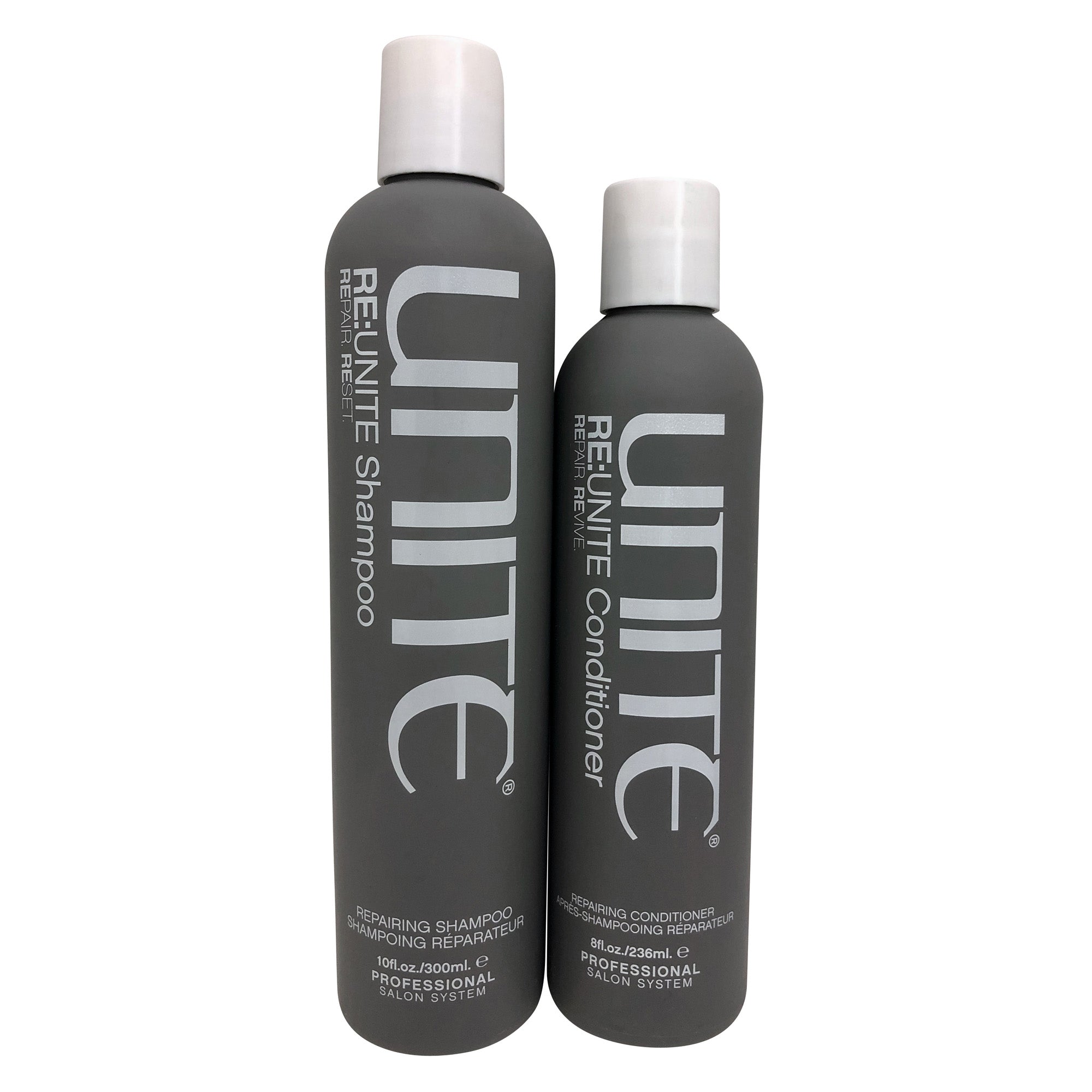 Unite Re Unite Repairing Shampoo 10 OZ & Repairing Conditioner 8 OZ Set