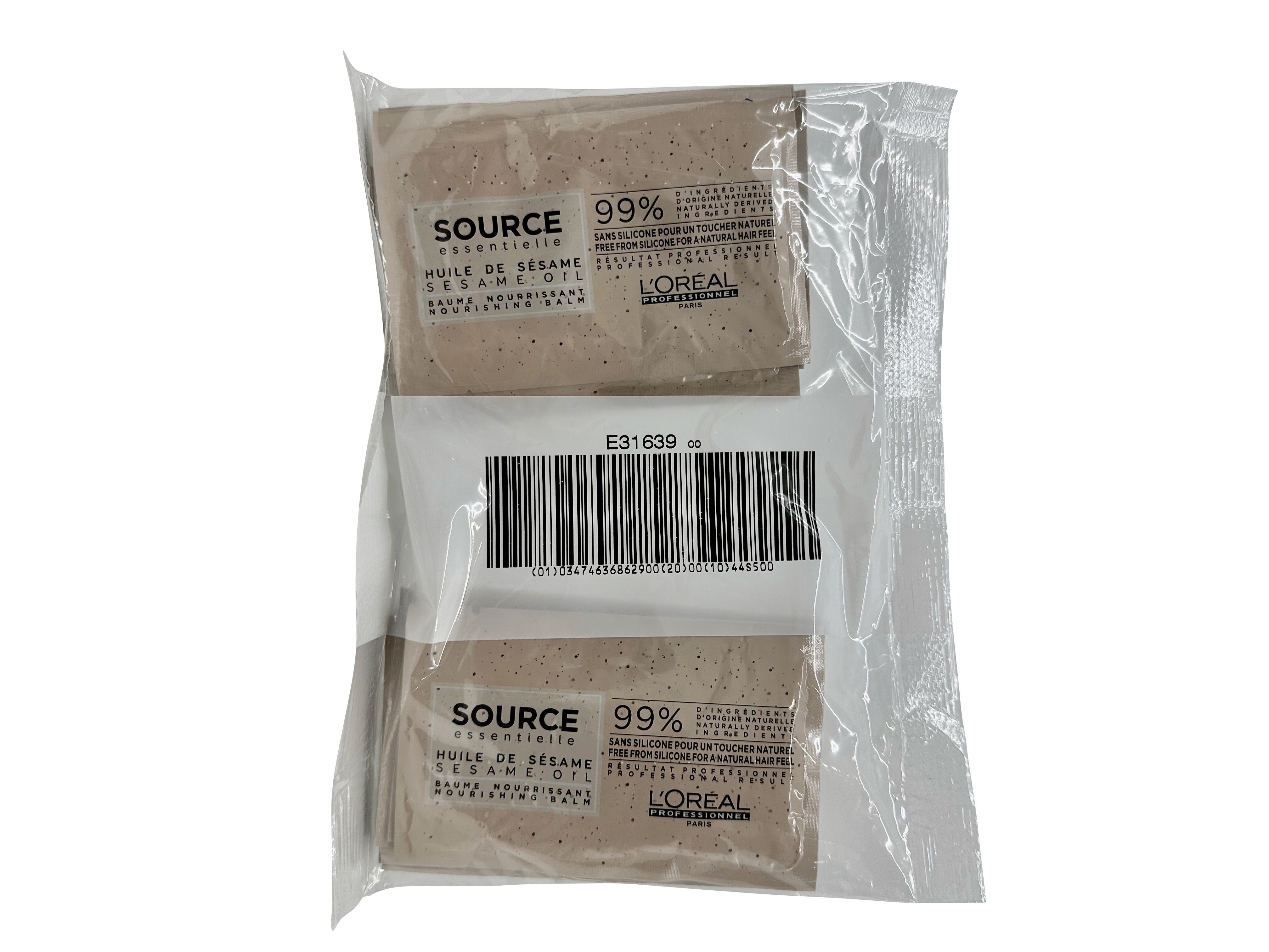 L'Oreal Source Huile Sesame Nourishing Balm Travel Sachets 12 x .41 OZ
