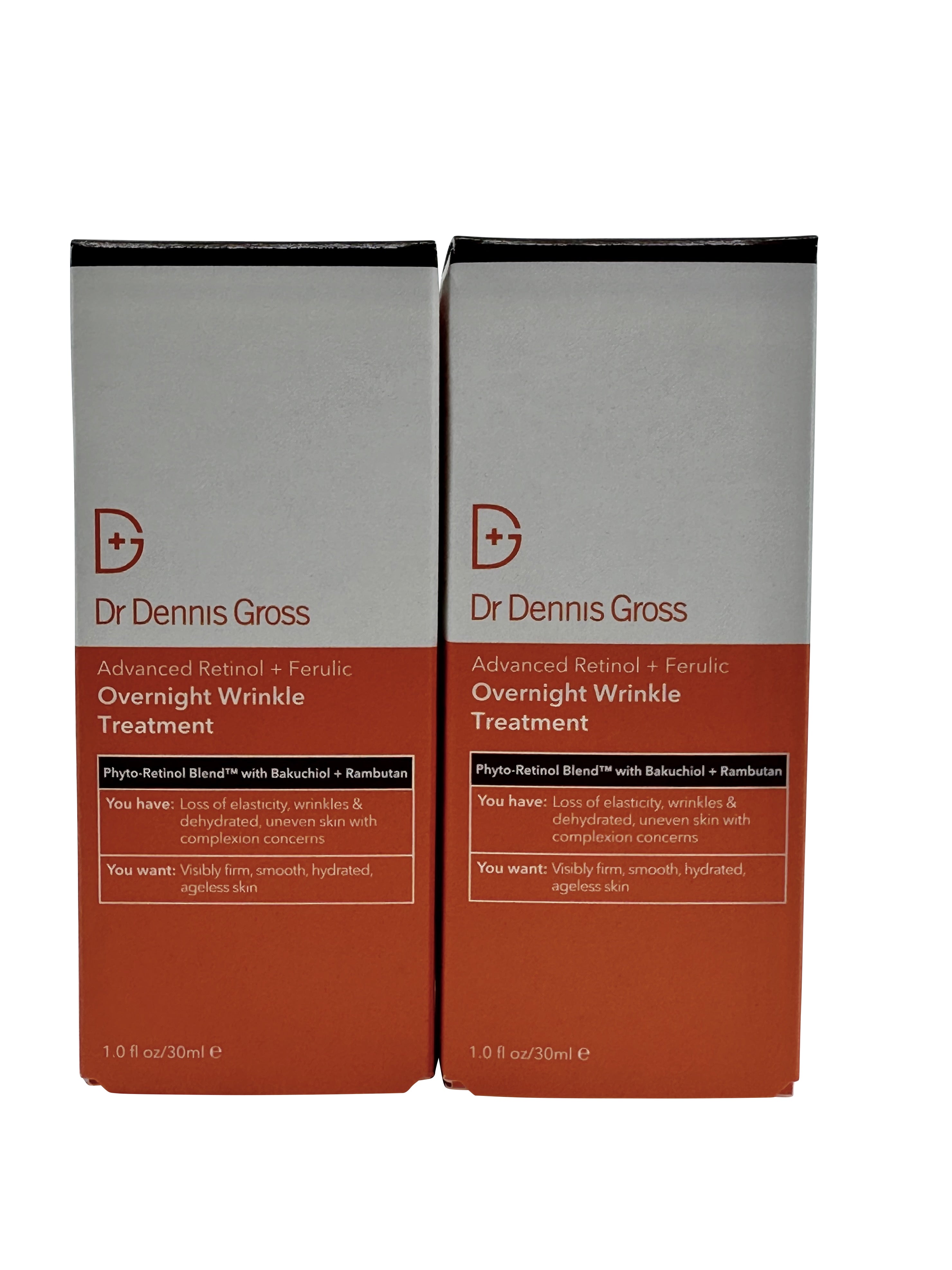 Dr Dennis Gross Advanced Retinol + Ferulic Overnight Treatment 1 OZ Set of 2