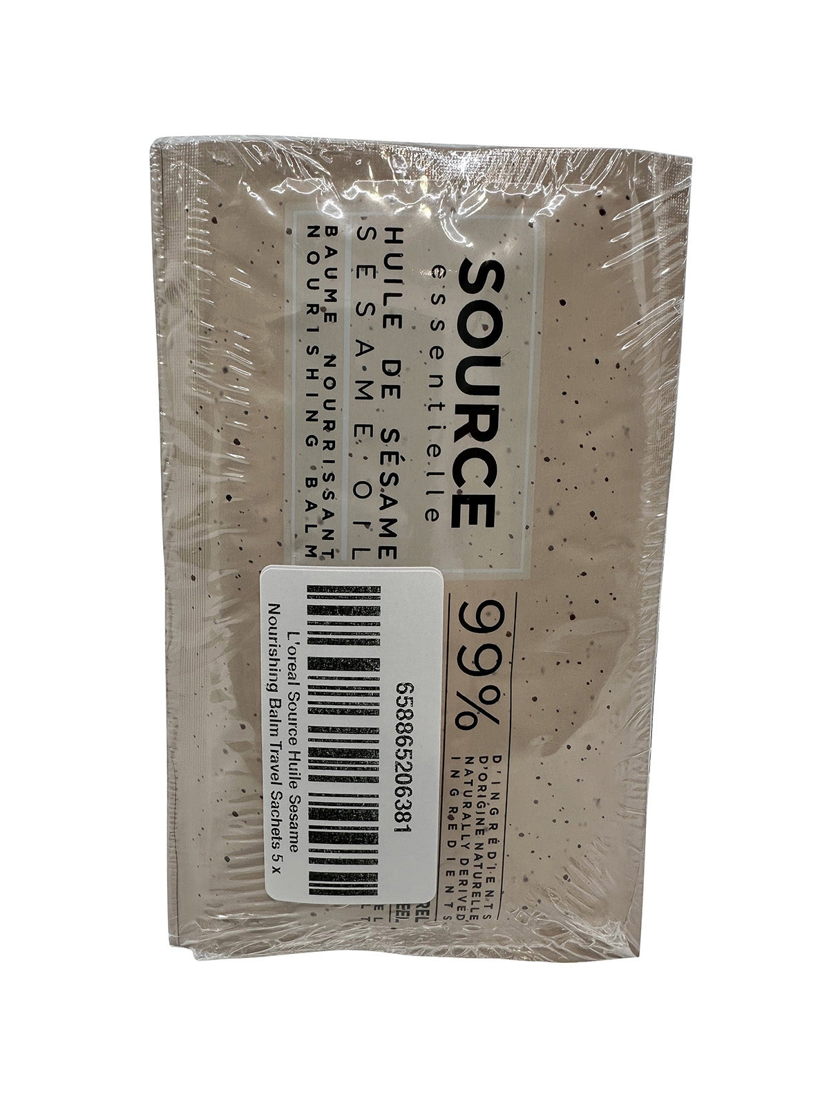 L'Oreal Source Huile Sesame Nourishing Balm Travel Sachets 5 x .41 OZ
