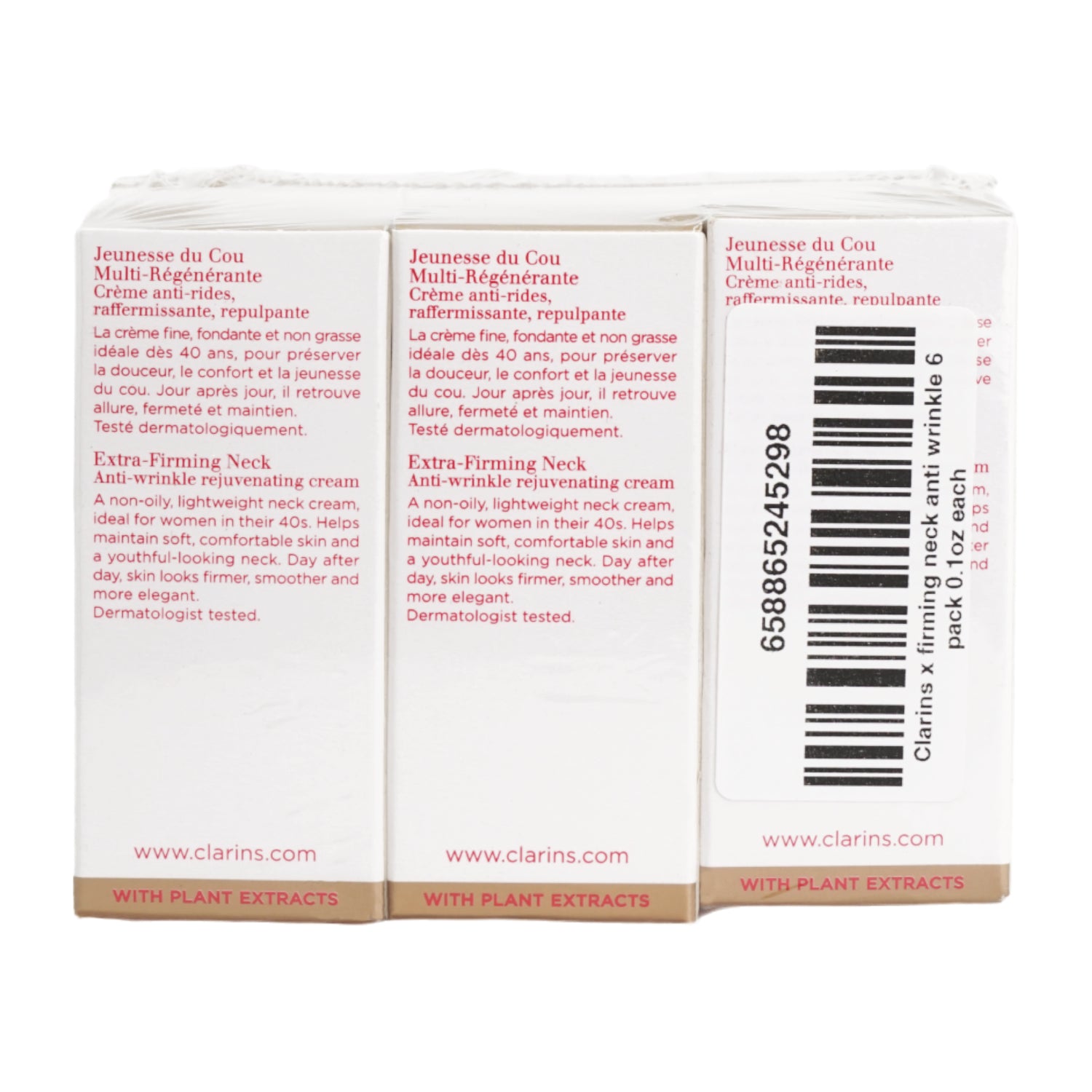 Clarins Extra Firming Neck Cream 0.1 OZ Set of 6