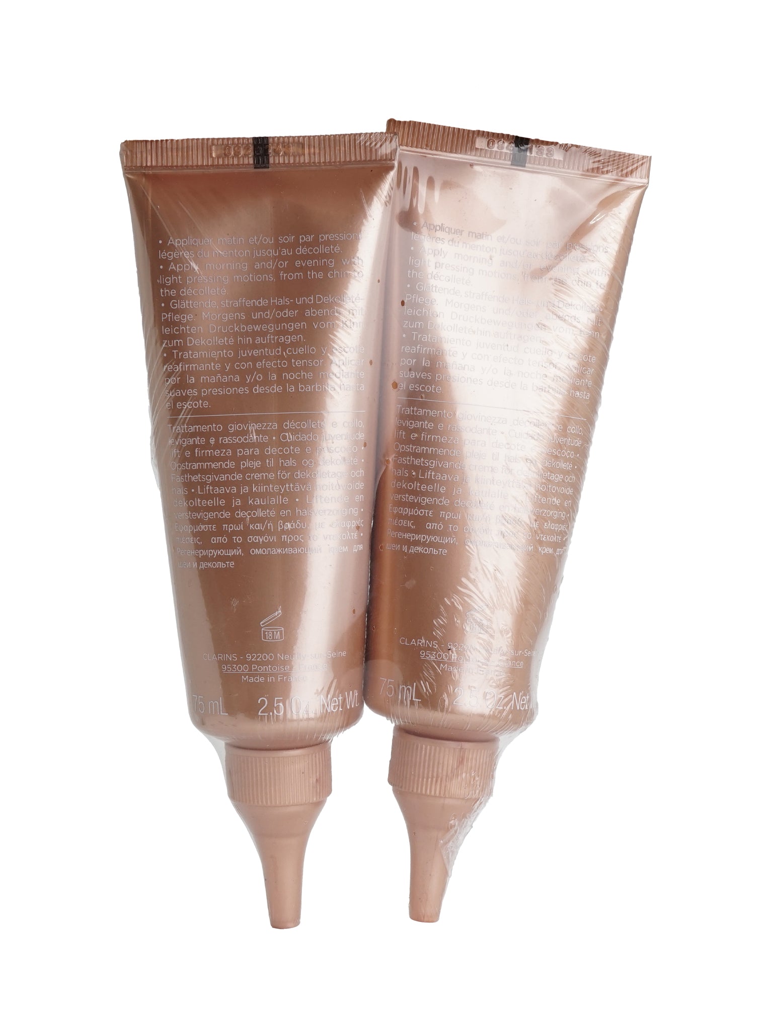 Clarins Extra Firming Neck & Decollete Cream 2.5 OZ Set of 2