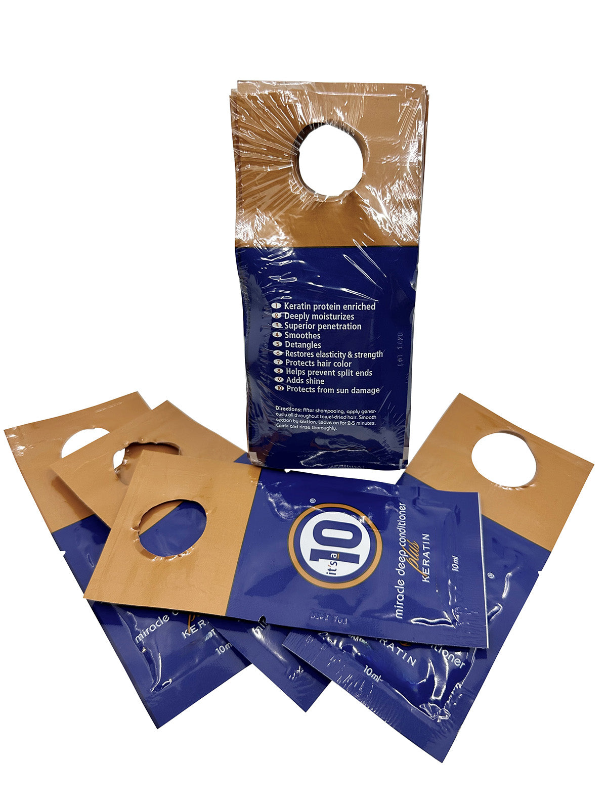 Its a 10 Miracle Deep Conditioner plus Keratin Sachets 10 ML Pack of 10