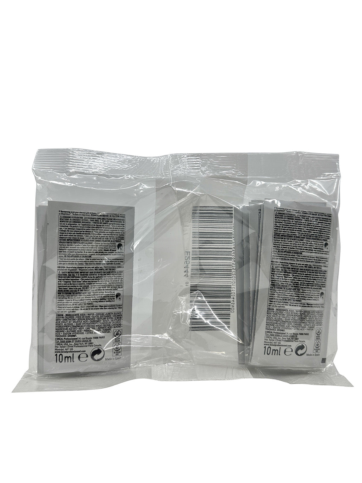 L'Oreal Serie Expert Magnesium Silver Shampoo Travel Sachet 12 x 10 ML