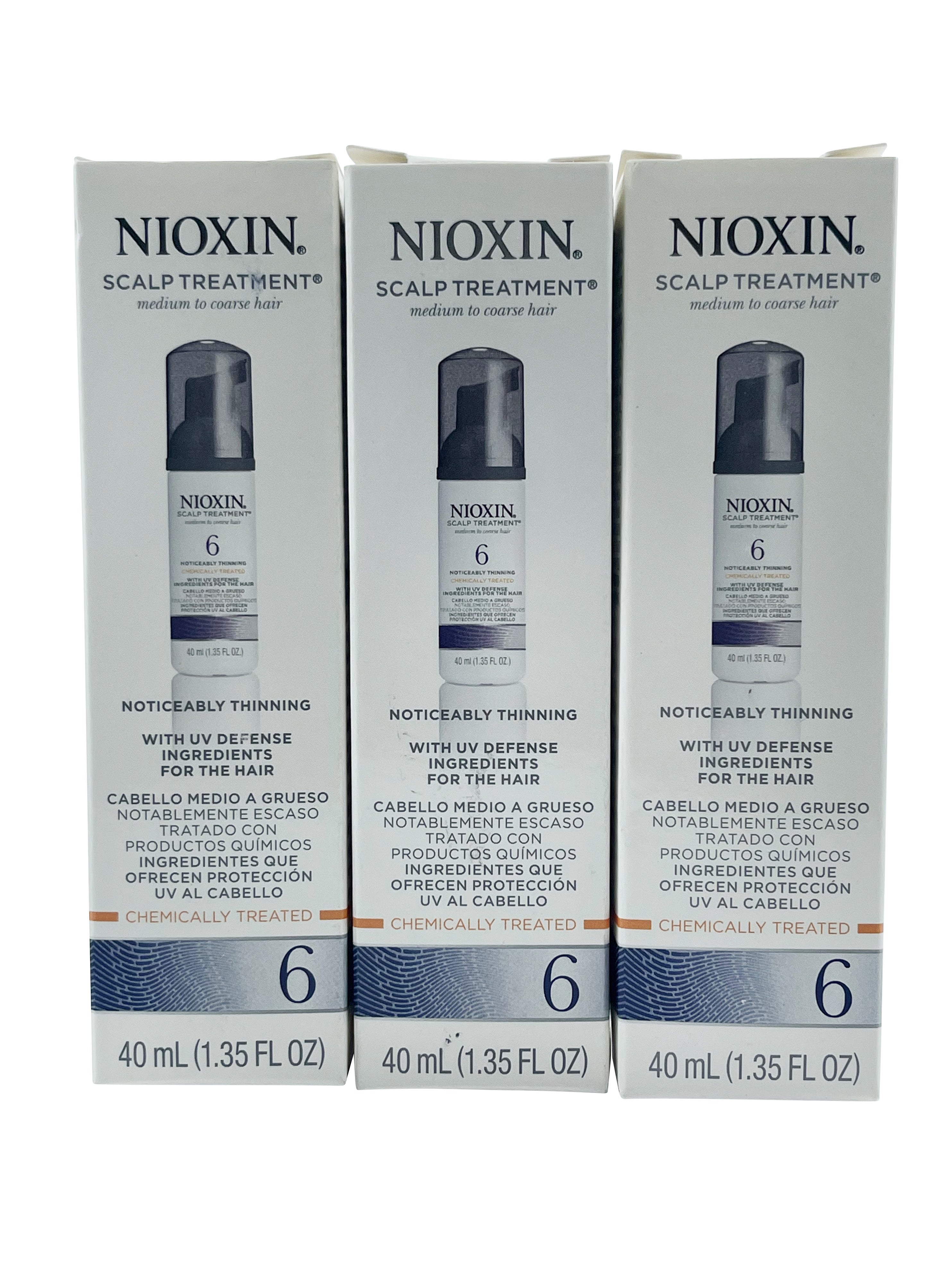 Nioxin Chemically Treated Hair Care Kit System shops 6 Thinning Hair.