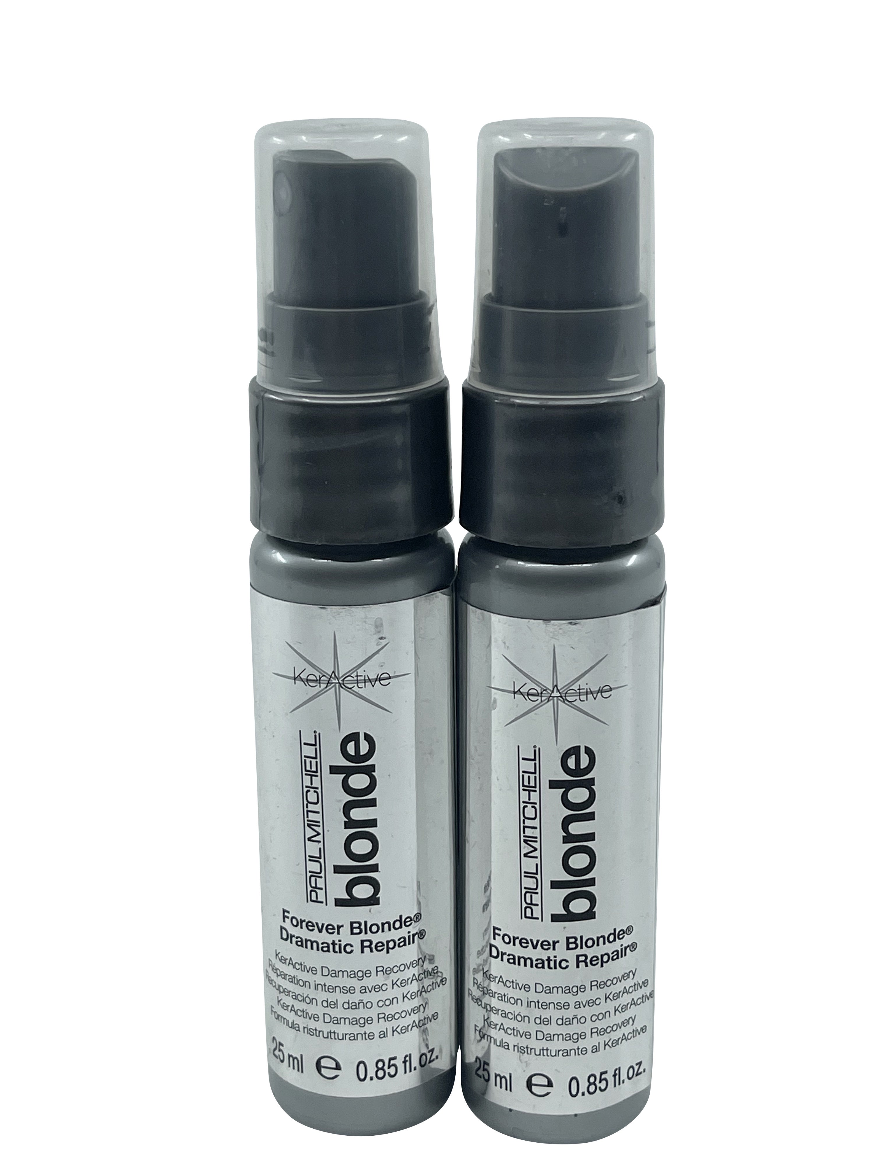 Paul Mitchell Forever Blonde Repair Spray Weak & Damaged Hair 0.85 OZ Set of 2