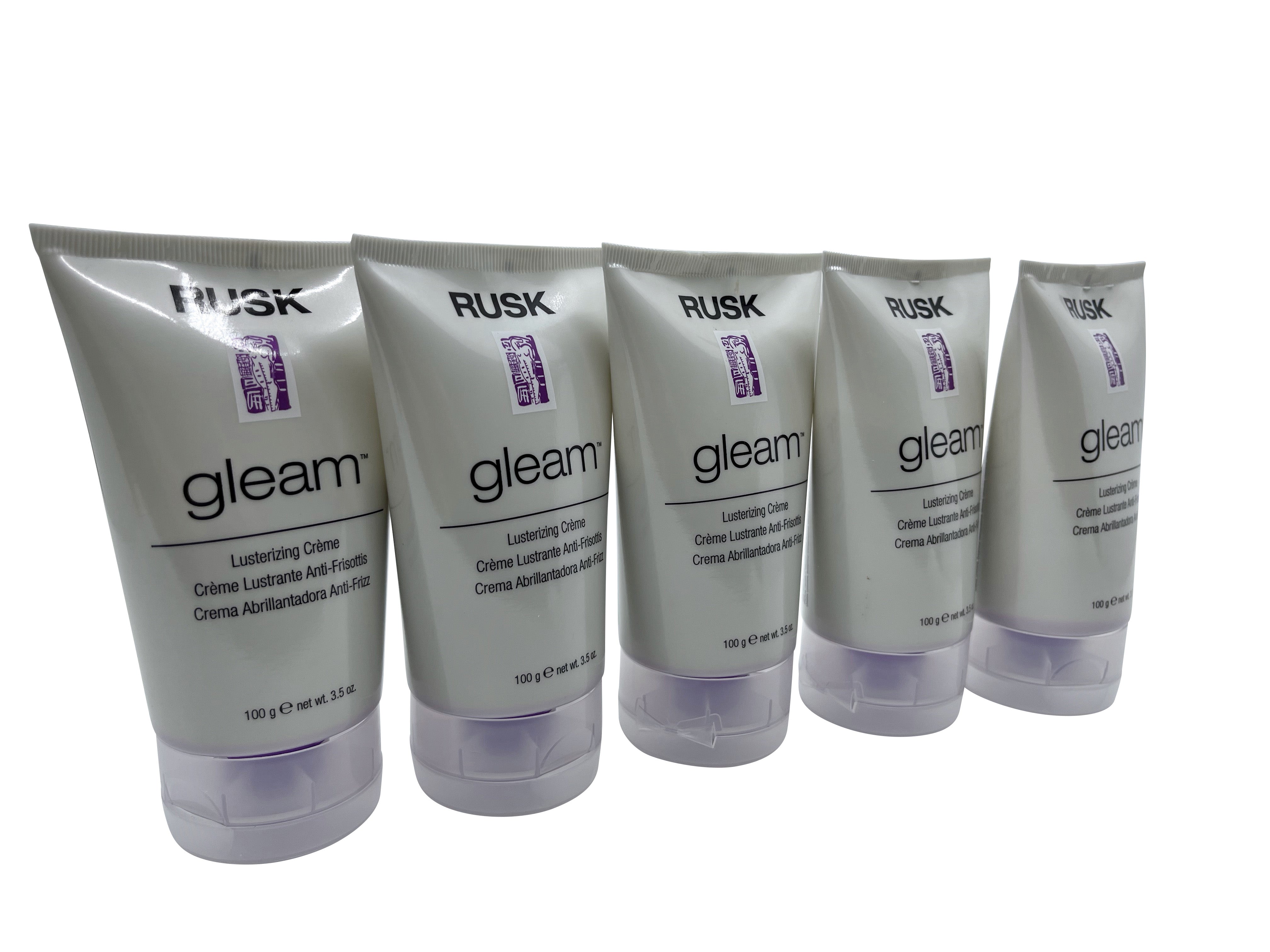 Rusk Gleam Lusterizing Creme 3.5 OZ Set of 5