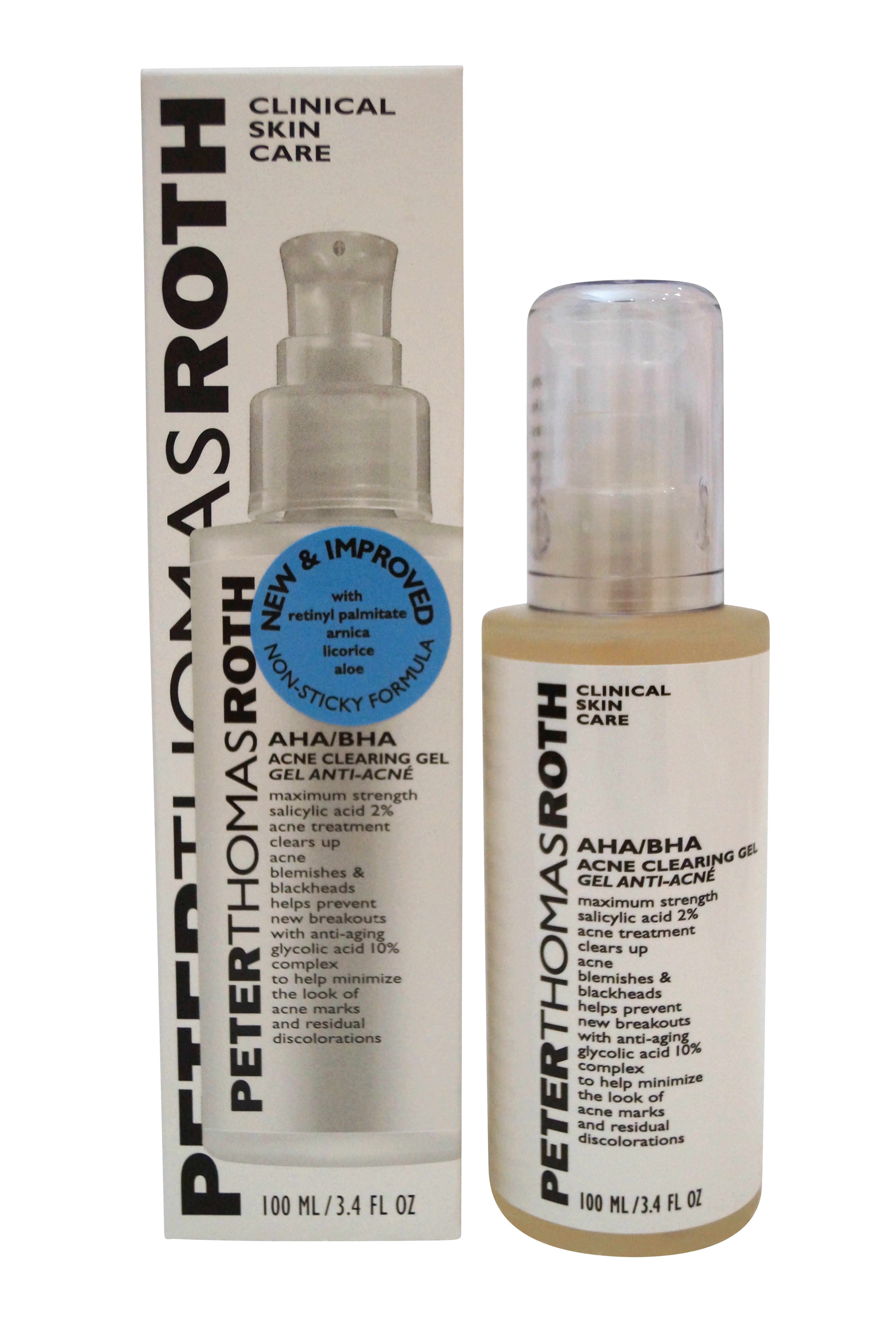 Peter Thomas Roth AHA/BHA Acne Clearing Gel 3.4 oz