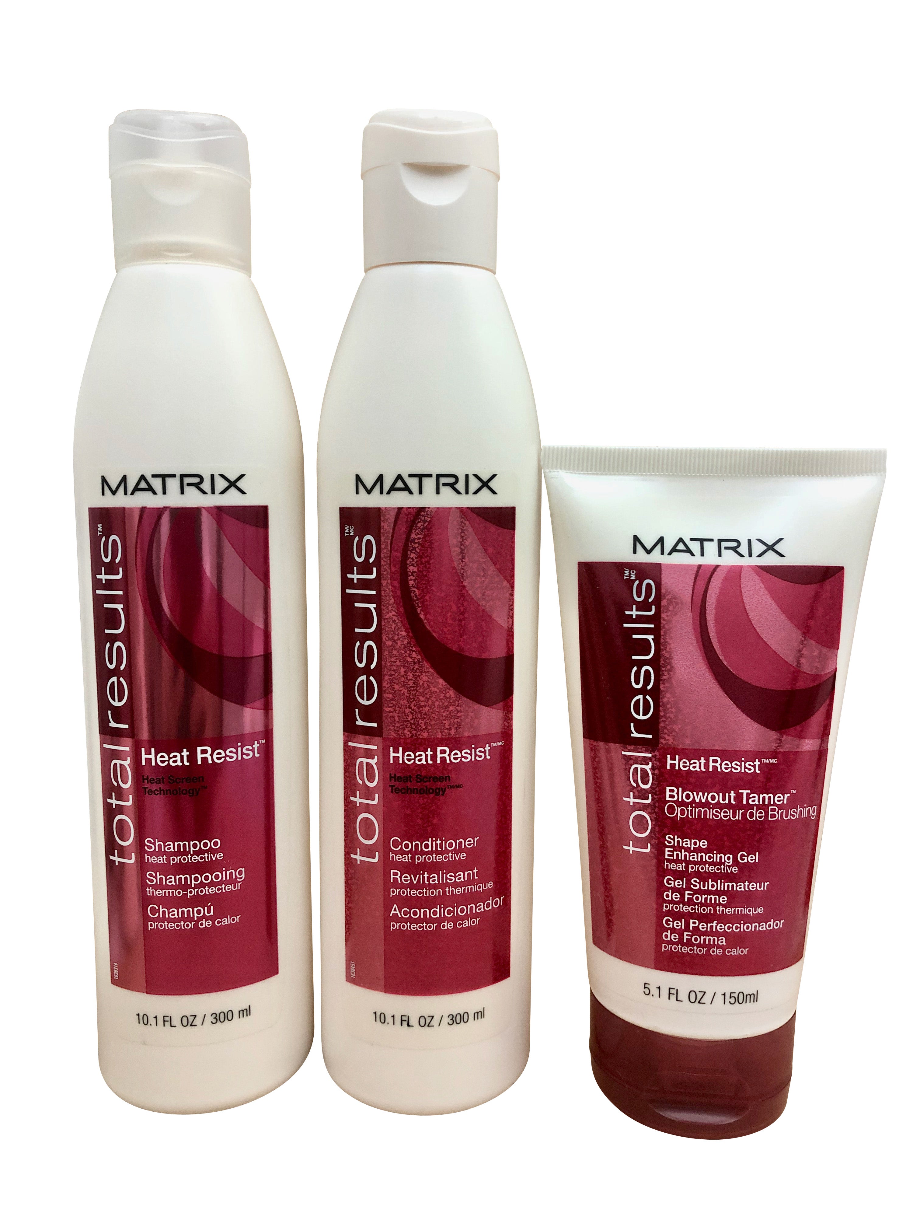 Matrix Total Results Shampoo & Conditioner 10.1 OZ & Blowout Tamer 5.1 oz set
