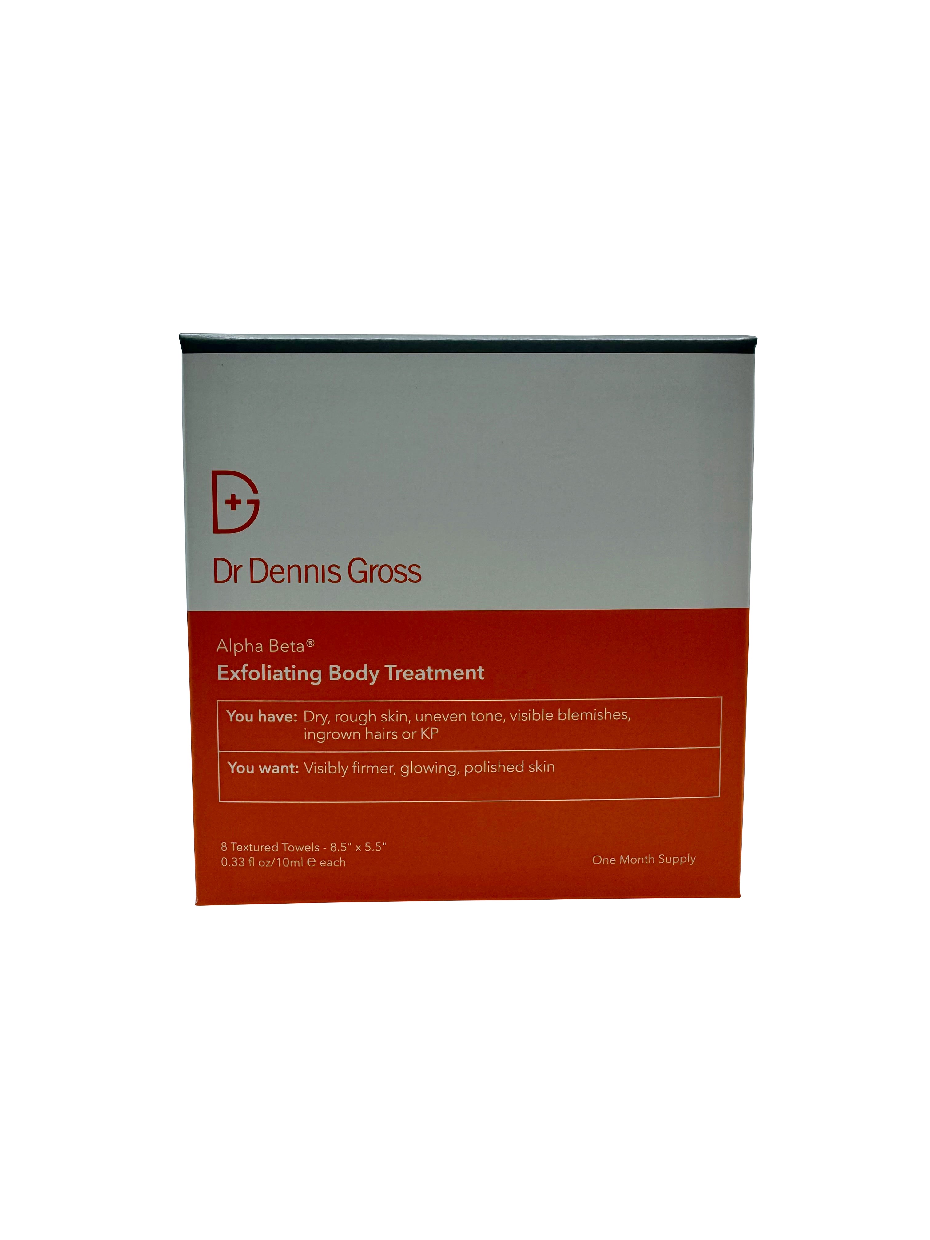 Dr Dennis Gross Exfoliating Body Treatment 8 Treatments All Skin Types