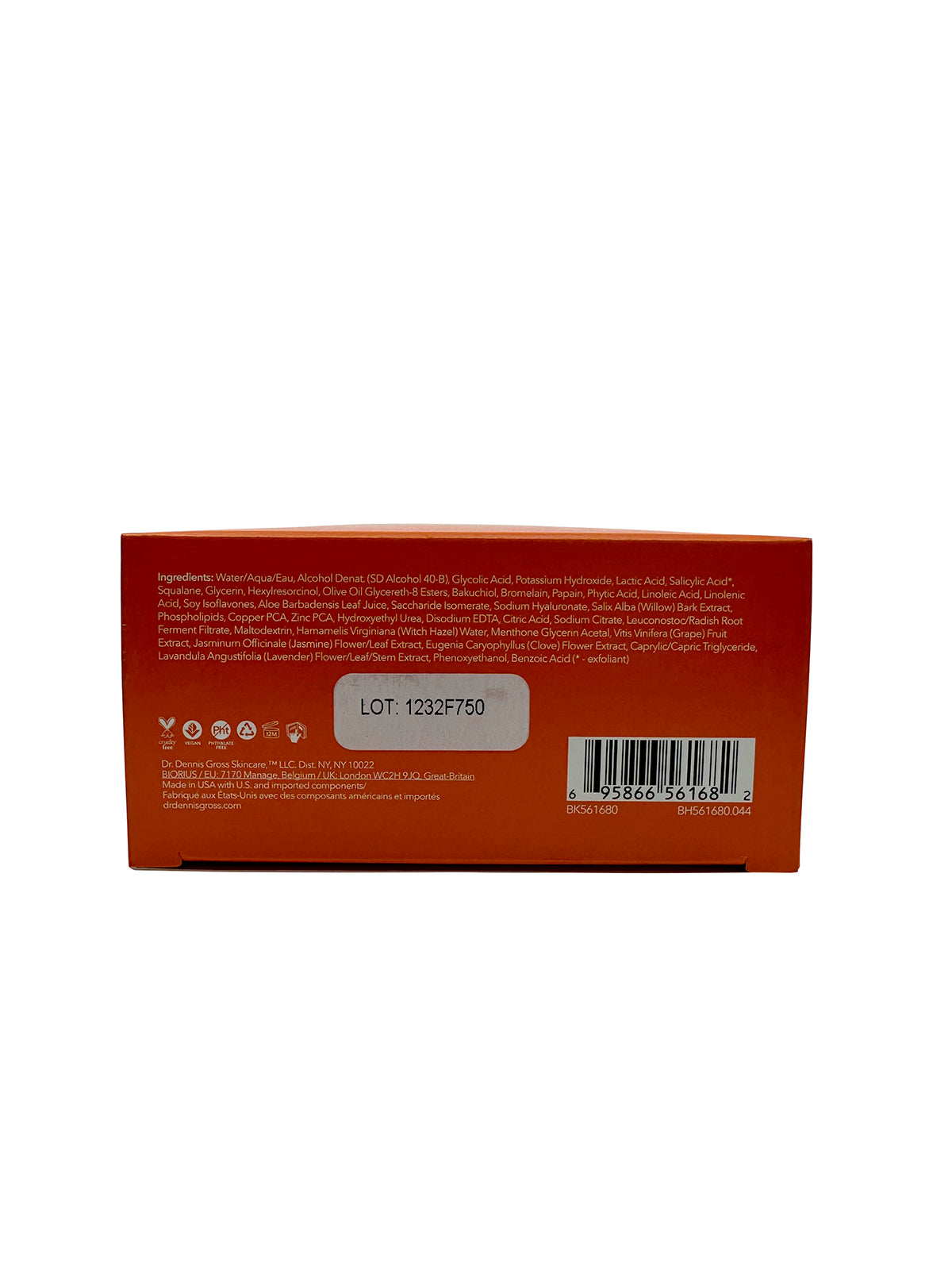 Dr Dennis Gross Exfoliating Body Treatment 8 Treatments All Skin Types
