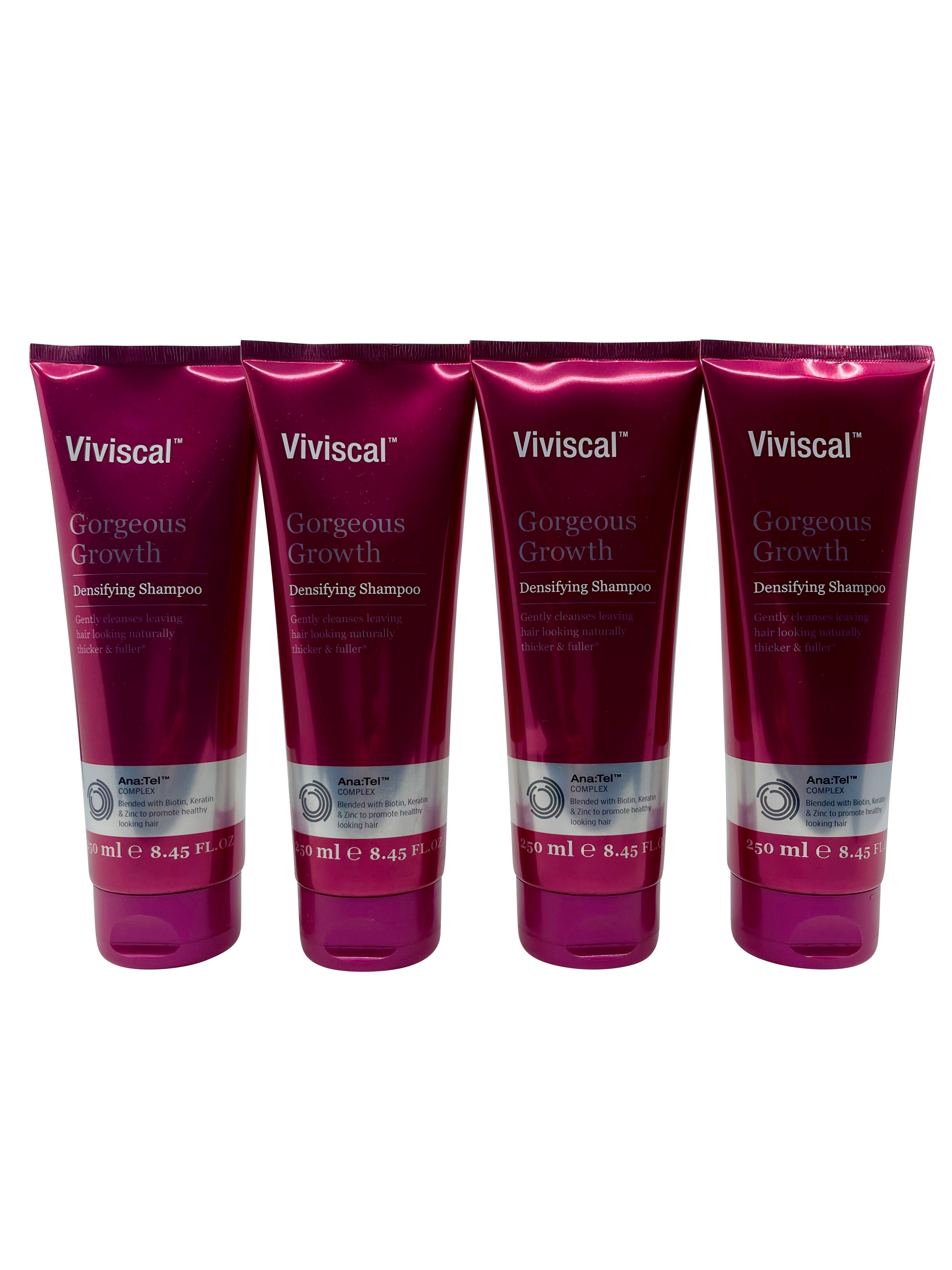 Viviscal Gorgeous Growth Densifying Shampoo 8.45 Ounces each 4 Pack